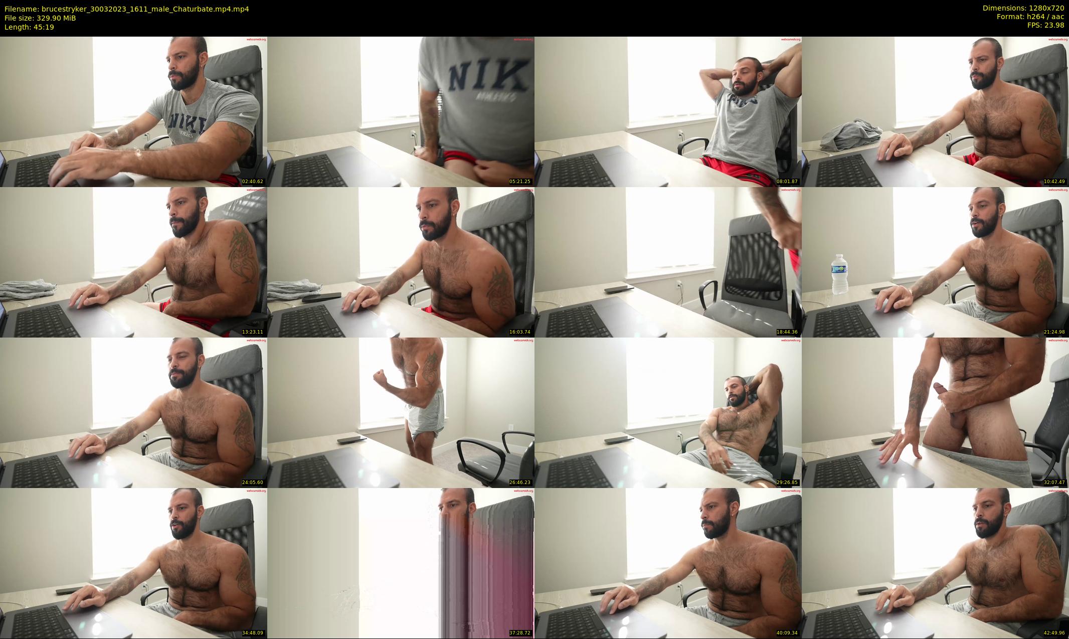 brucestryker — 46 minute Chaturbate male cam show recording, 720p, Mar 30, 2023