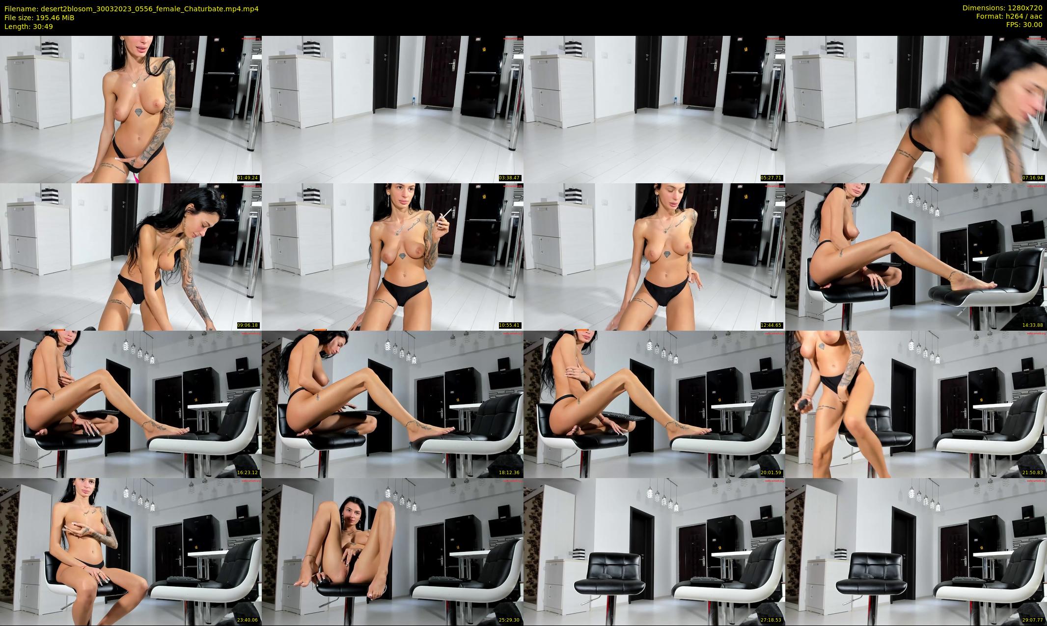 desert2blosom — 31 minute Chaturbate female cam show recording, 720p, Mar 30, 2023