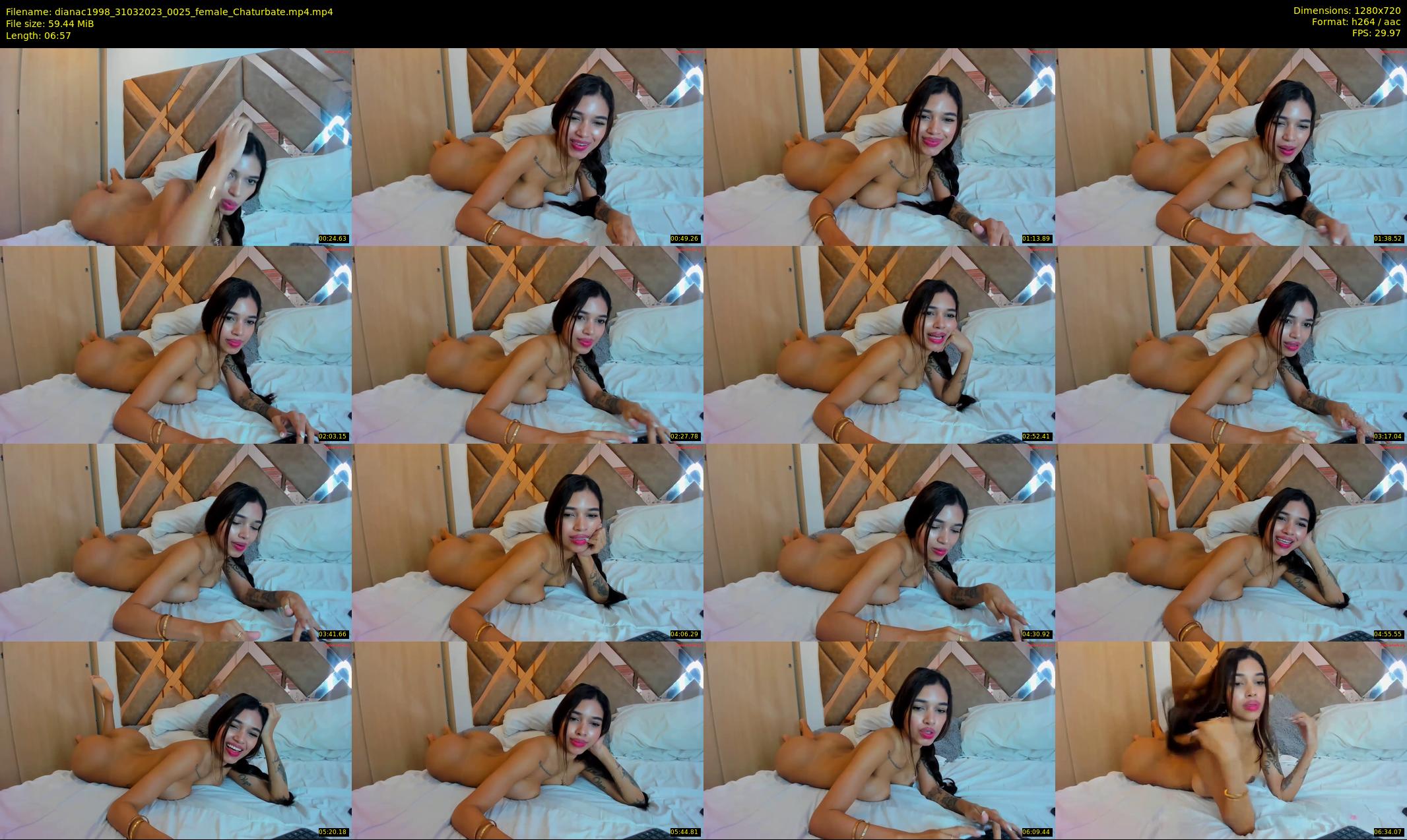 dianac1998 — 7 minute Chaturbate female cam show recording, 720p, Mar 31, 2023