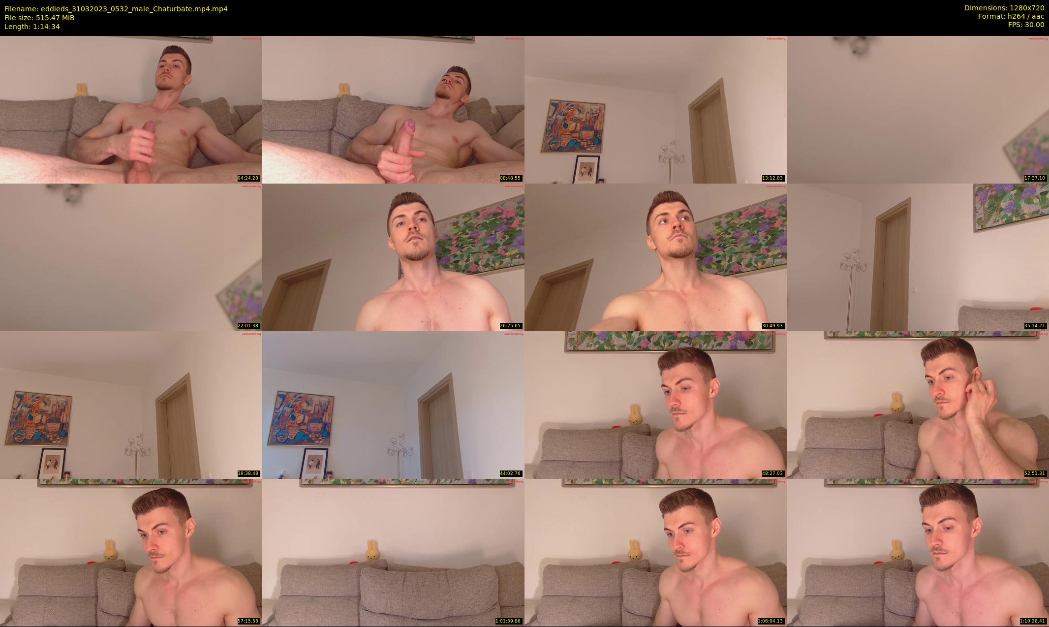 eddieds — 75 minute Chaturbate male cam show recording, 720p, Mar 31, 2023