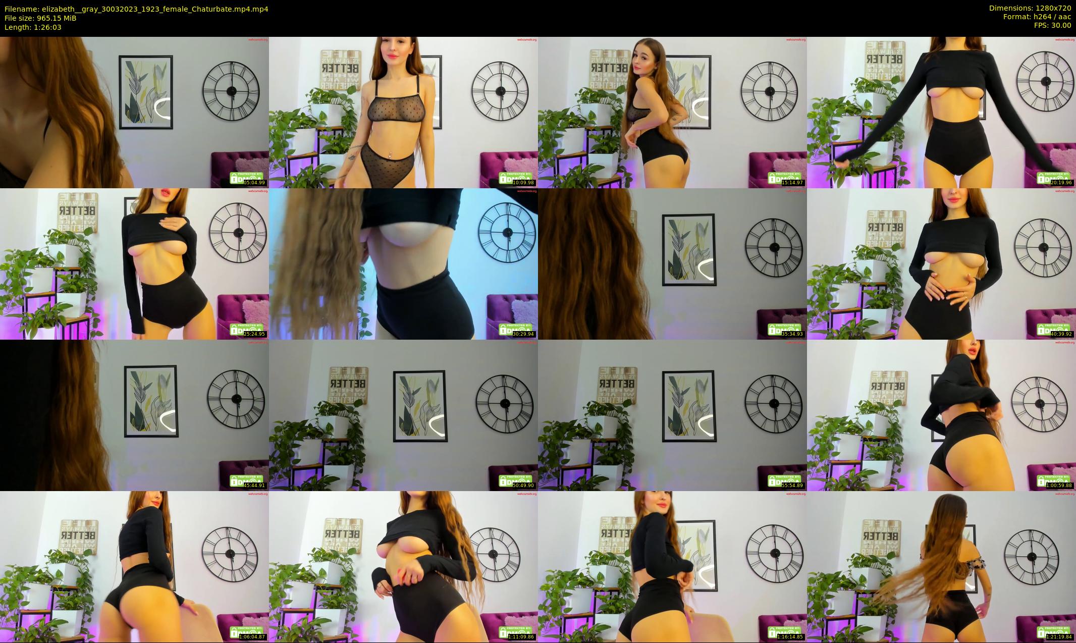 elizabeth__gray — 87 minute Chaturbate female cam show recording, 720p, Mar 30, 2023