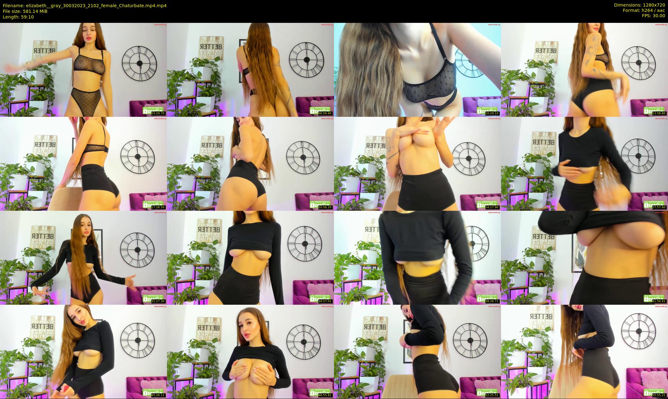 elizabeth__gray — 60 minute Chaturbate female cam show recording, 720p, Mar 30, 2023