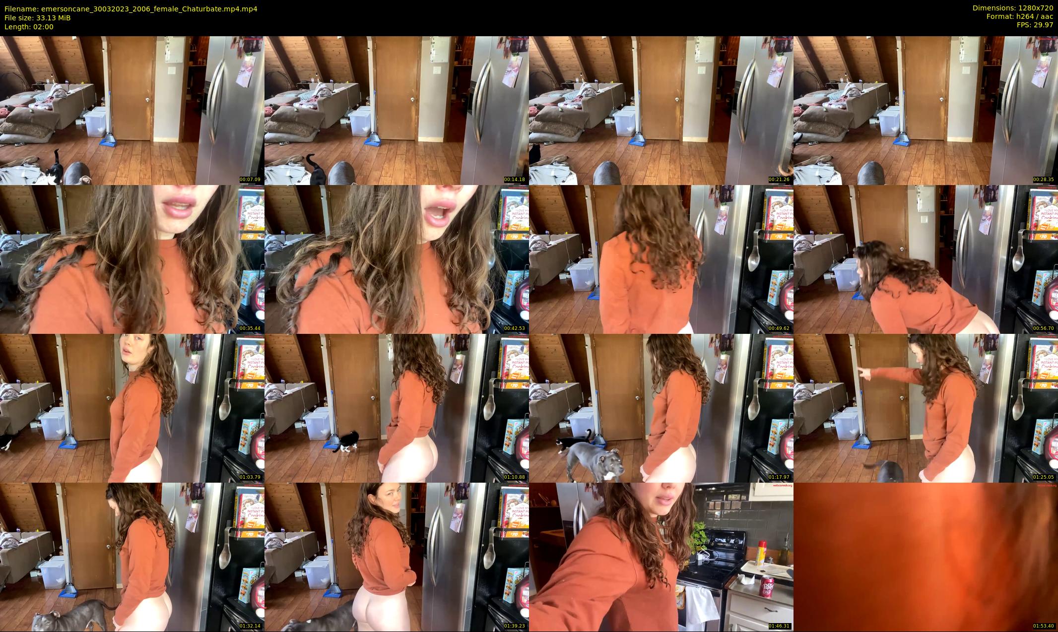 emersoncane — 2 minute Chaturbate female cam show recording, 720p, Mar 30, 2023