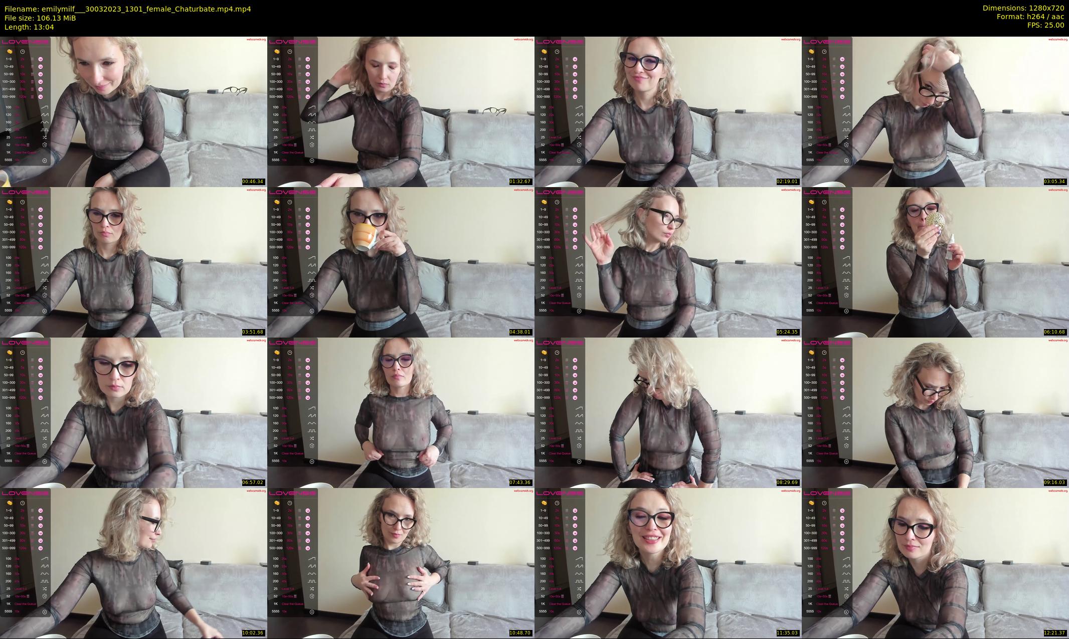 emilymilf__ — 14 minute Chaturbate female cam show recording, 720p, Mar 30, 2023