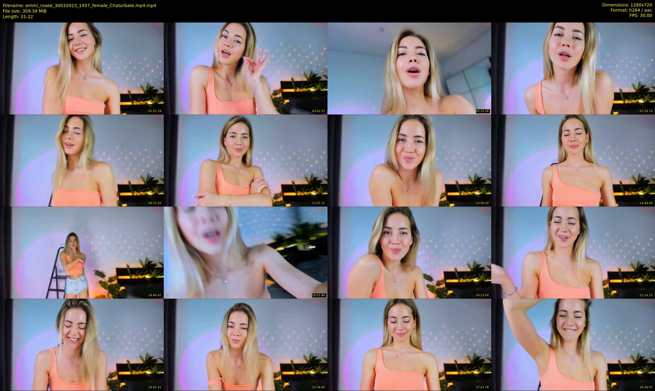 emmi_rosee — 32 minute Chaturbate female cam show recording, 720p, Mar 30, 2023