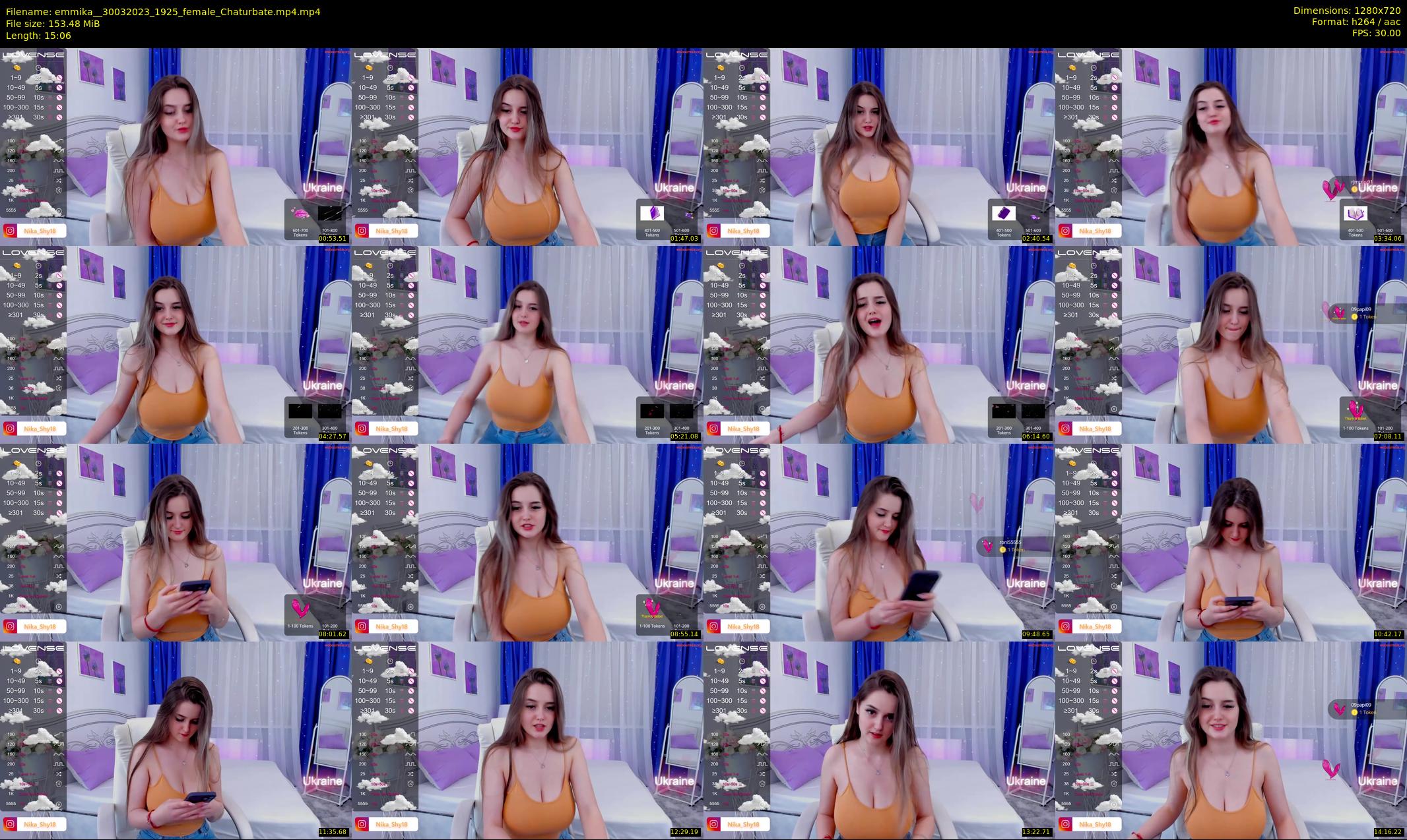 emmika_ — 16 minute Chaturbate female cam show recording, 720p, Mar 30, 2023