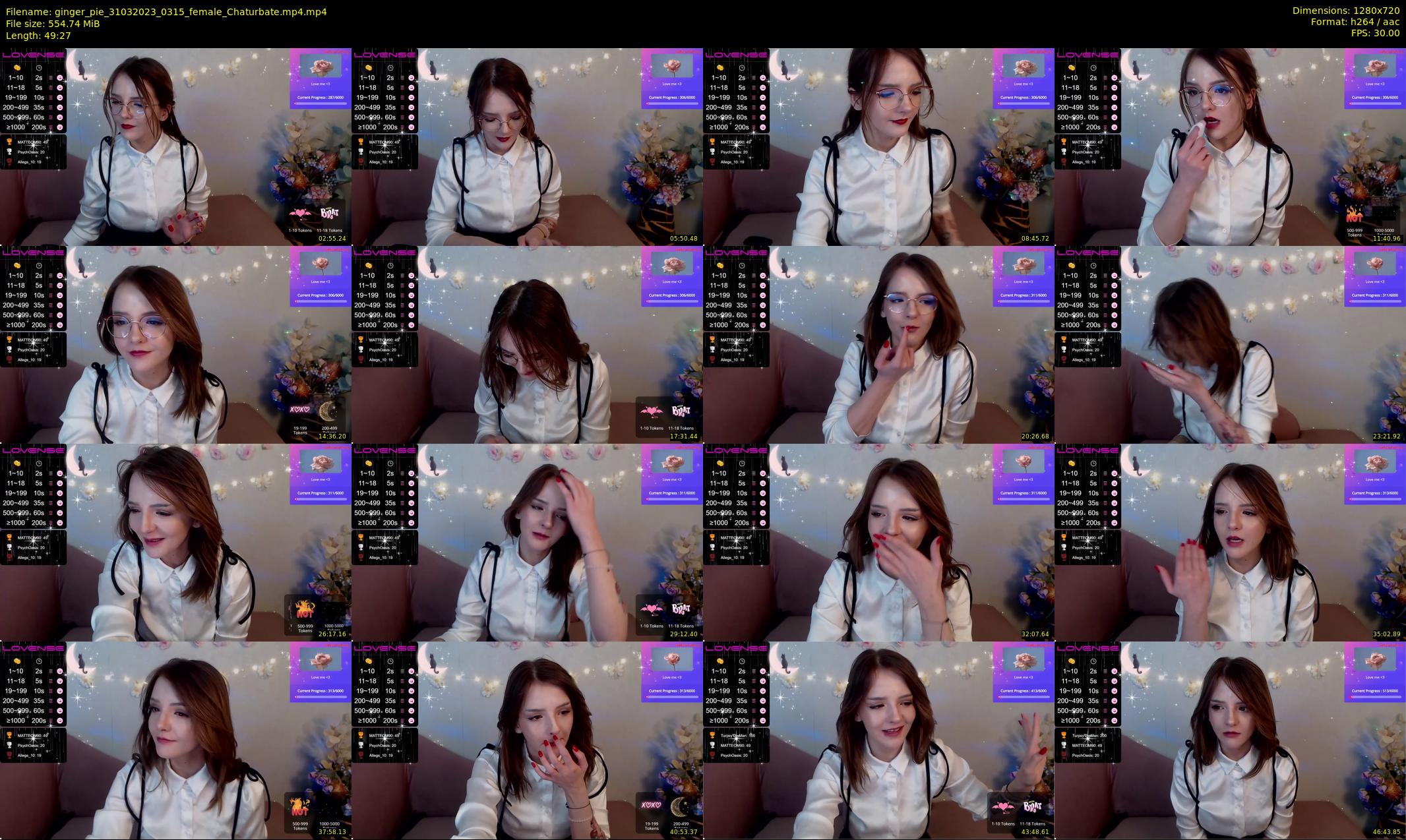 ginger_pie — 50 minute Chaturbate female cam show recording, 720p, Mar 31, 2023