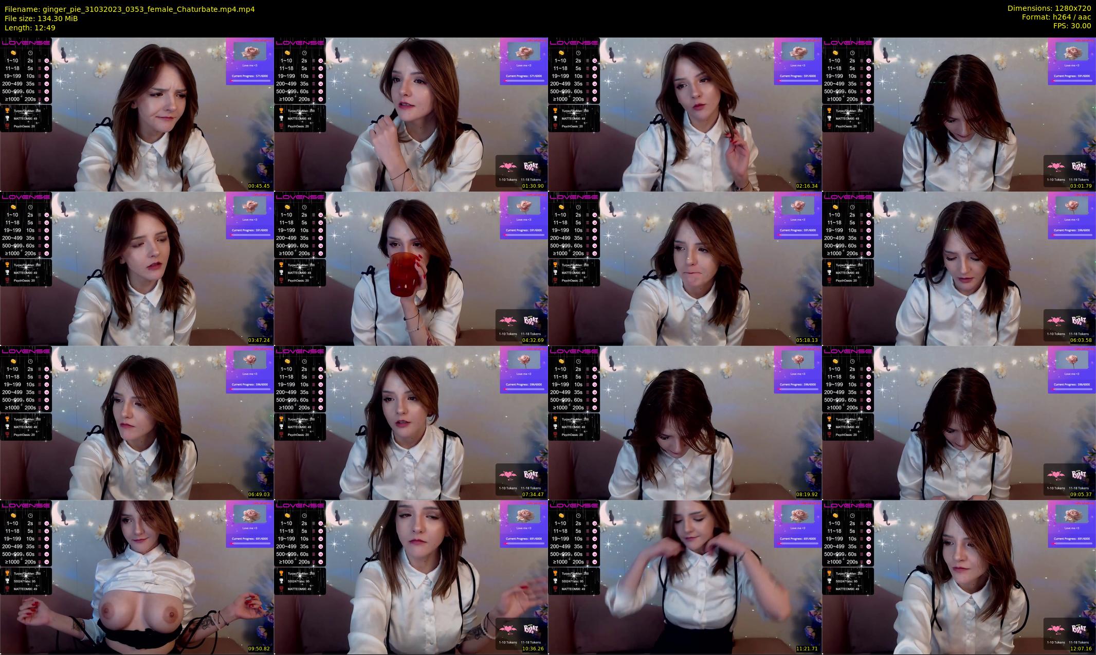 ginger_pie — 13 minute Chaturbate female cam show recording, 720p, Mar 31, 2023