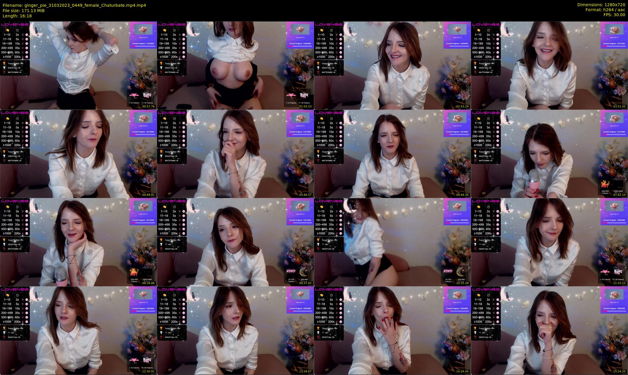 ginger_pie — 17 minute Chaturbate female cam show recording, 720p, Mar 31, 2023
