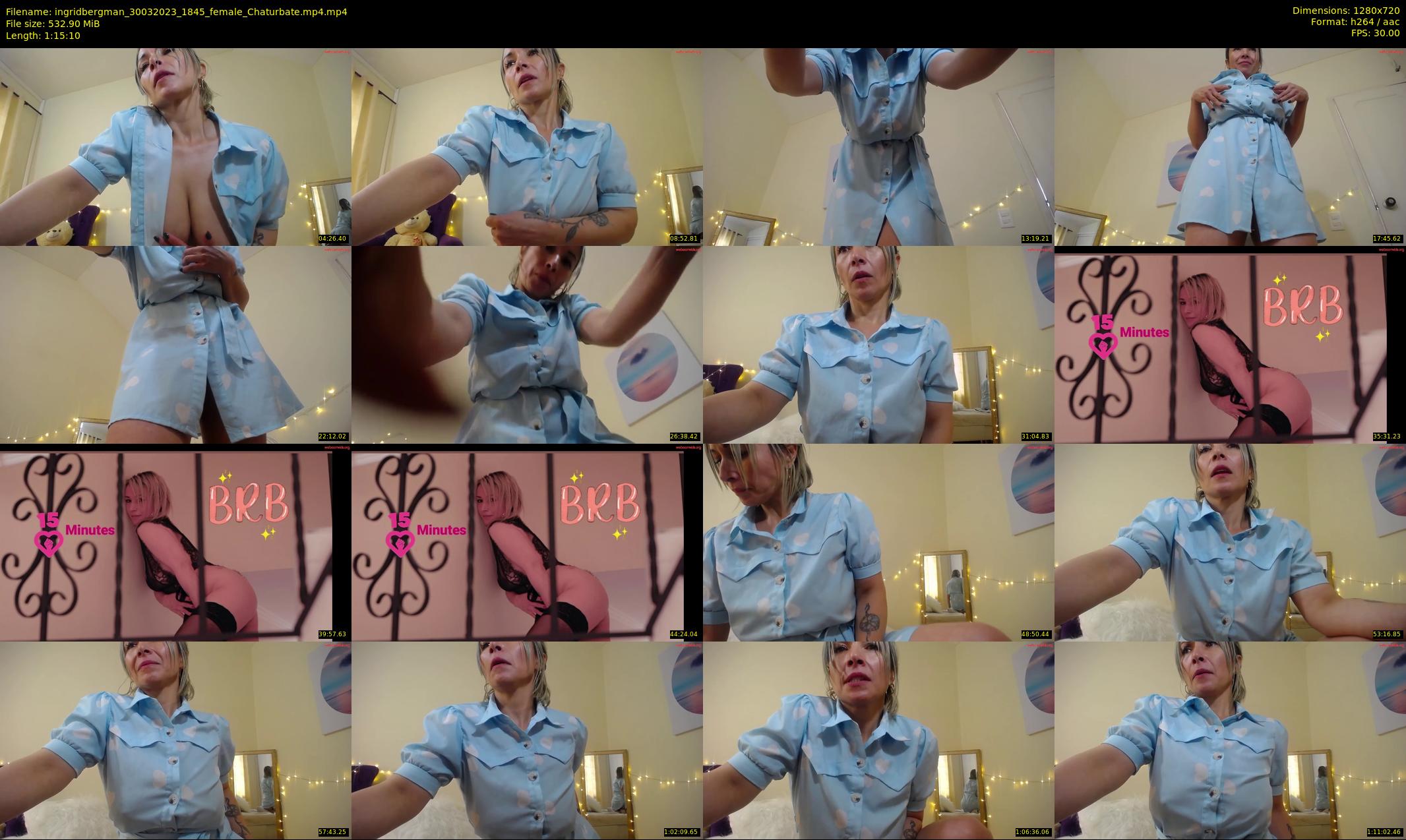 ingridbergman — 76 minute Chaturbate female cam show recording, 720p, Mar 30, 2023