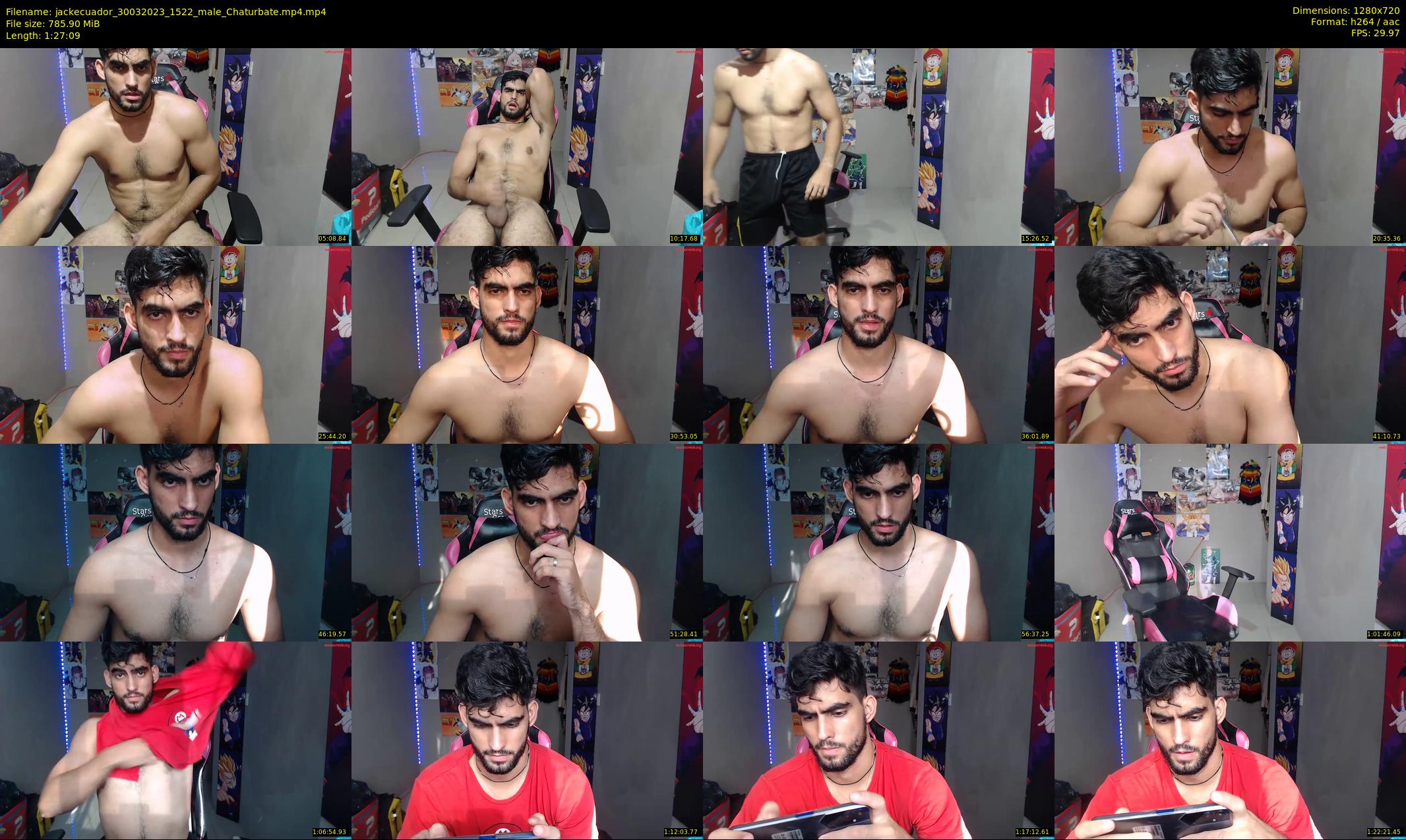 jackecuador — 88 minute Chaturbate male cam show recording, 720p, Mar 30, 2023