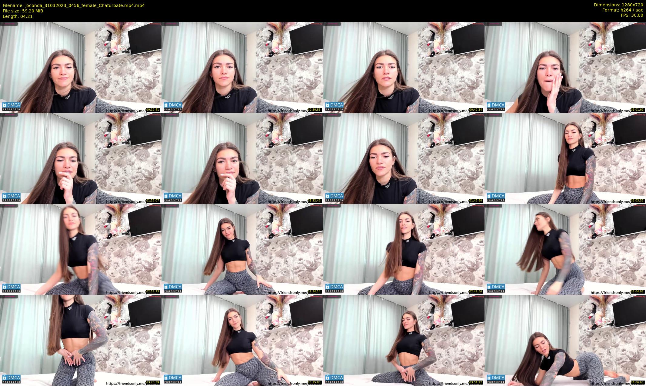 joconda — 5 minute Chaturbate female cam show recording, 720p, Mar 31, 2023