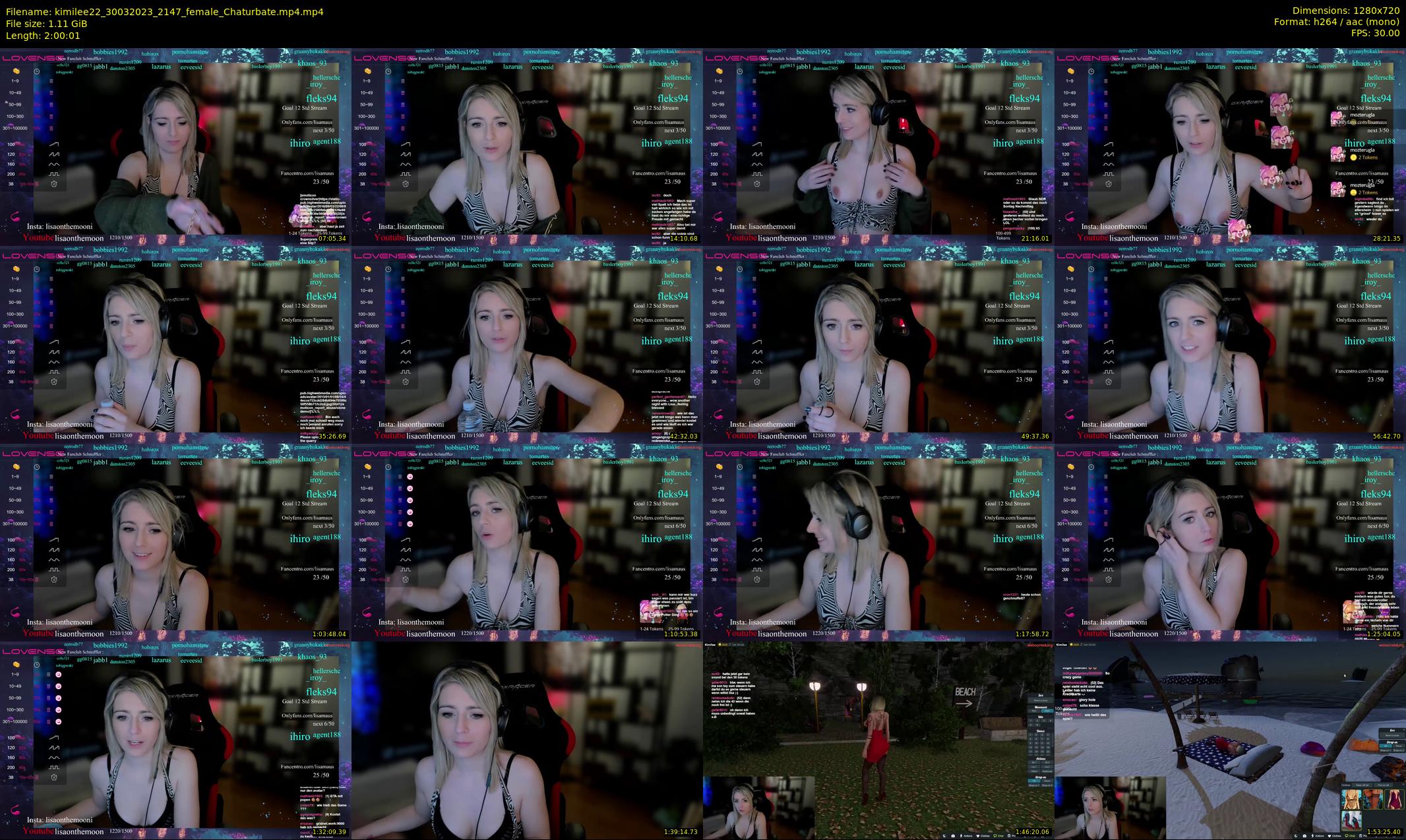kimilee22 — 121 minute Chaturbate female cam show recording, 720p, Mar 30, 2023