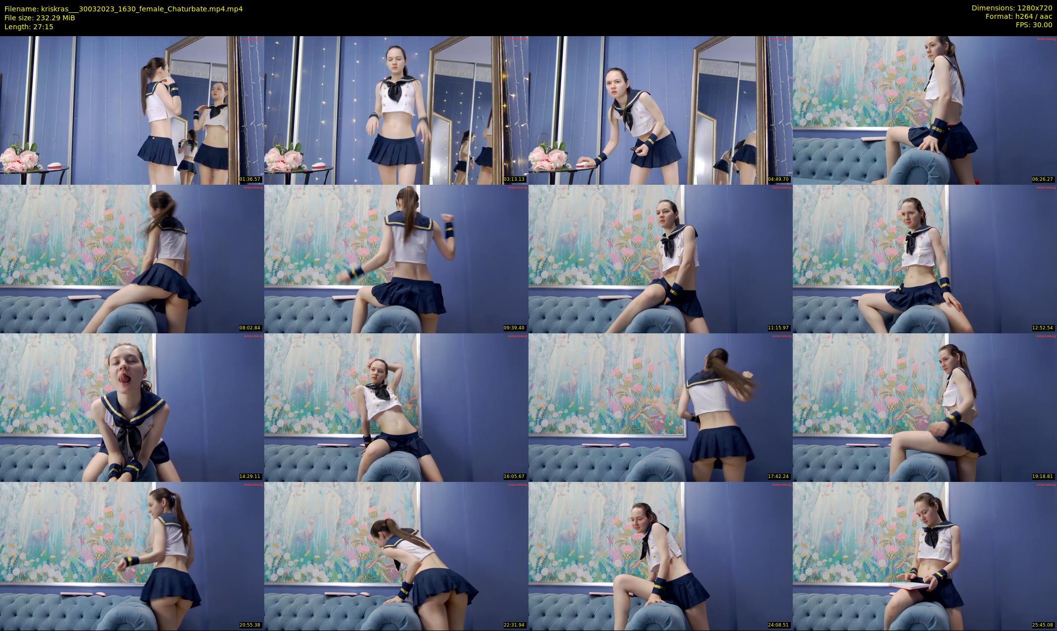 kriskras__ — 28 minute Chaturbate female cam show recording, 720p, Mar 30, 2023