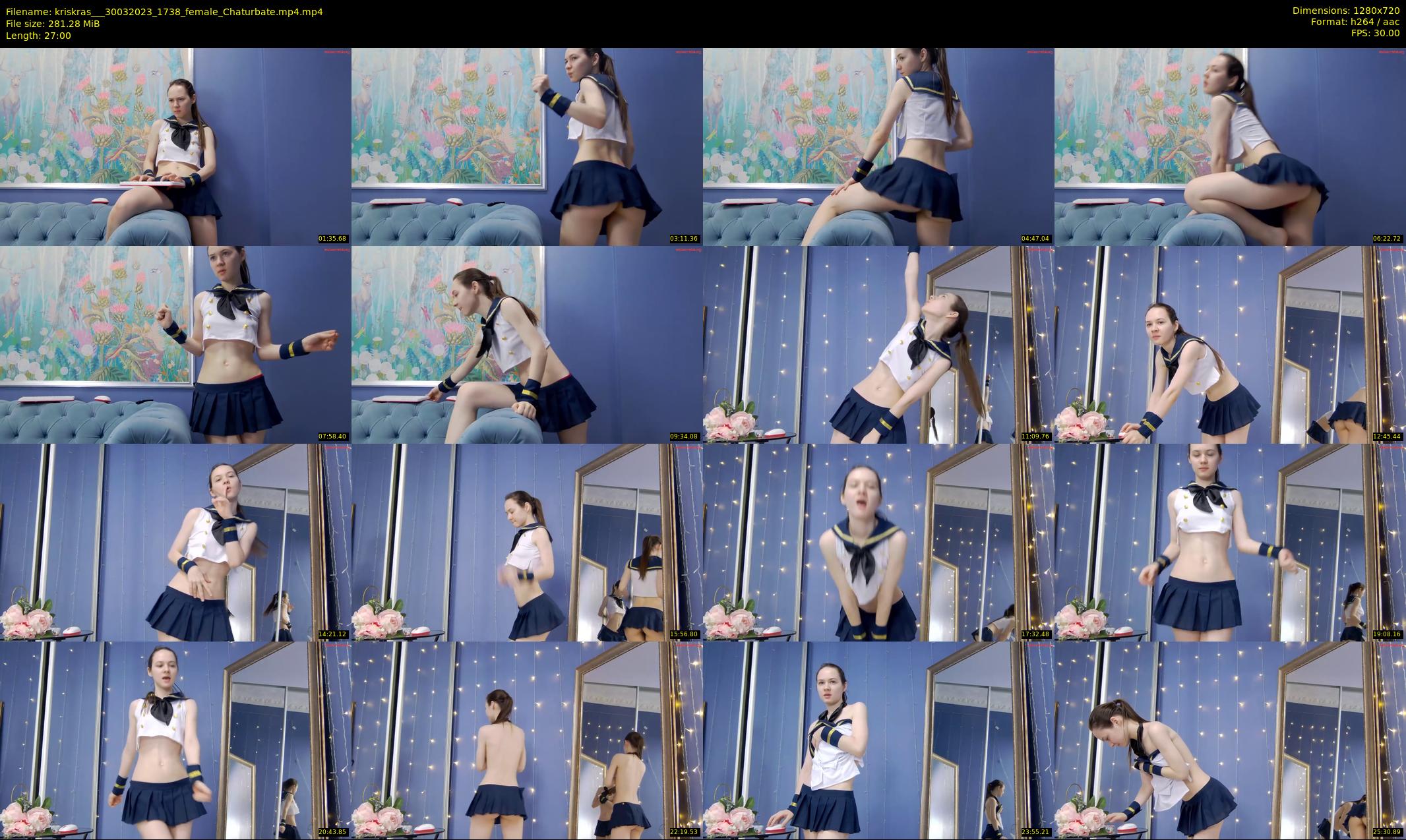 kriskras__ — 27 minute Chaturbate female cam show recording, 720p, Mar 30, 2023