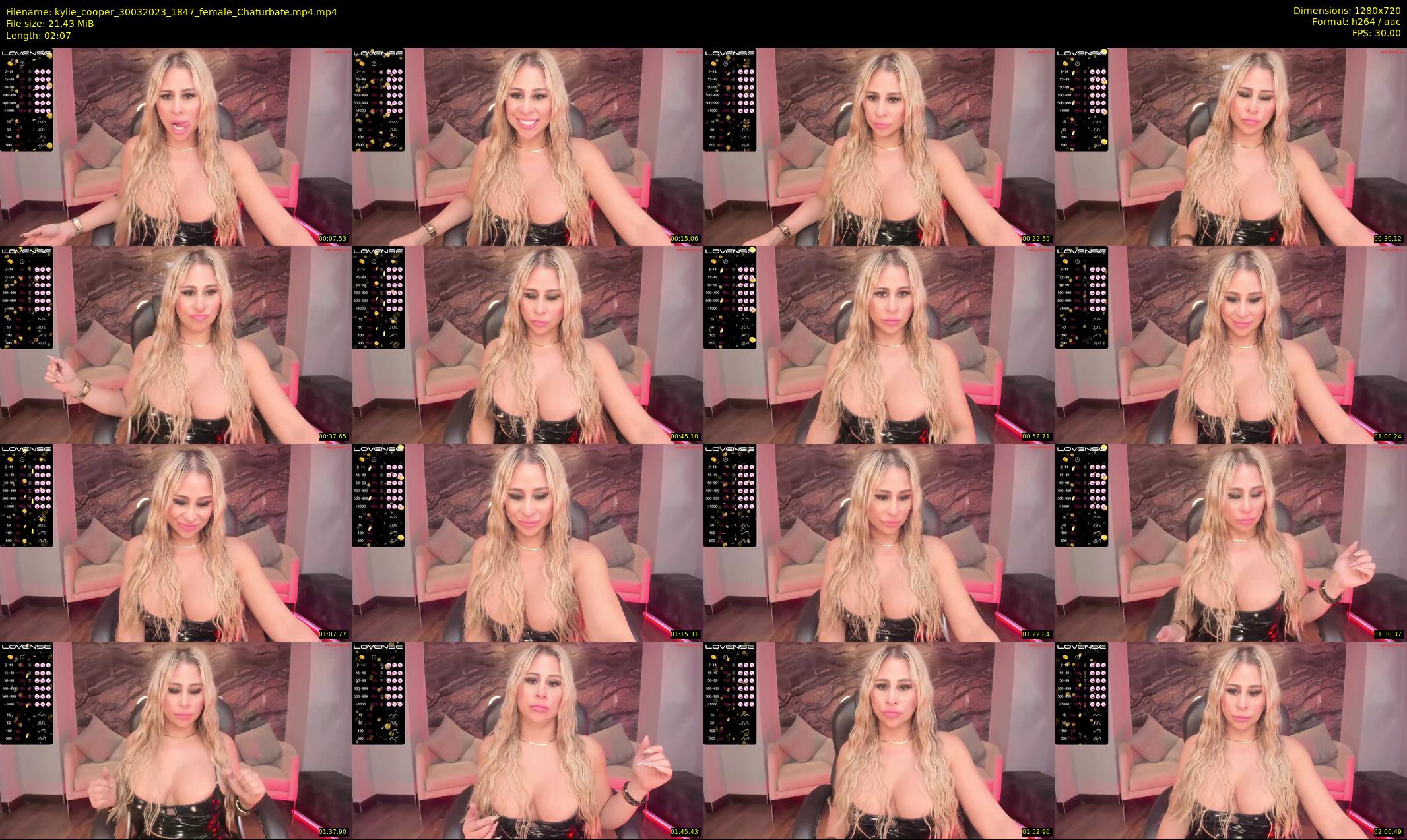kylie_cooper — 3 minute Chaturbate female cam show recording, 720p, Mar 30, 2023