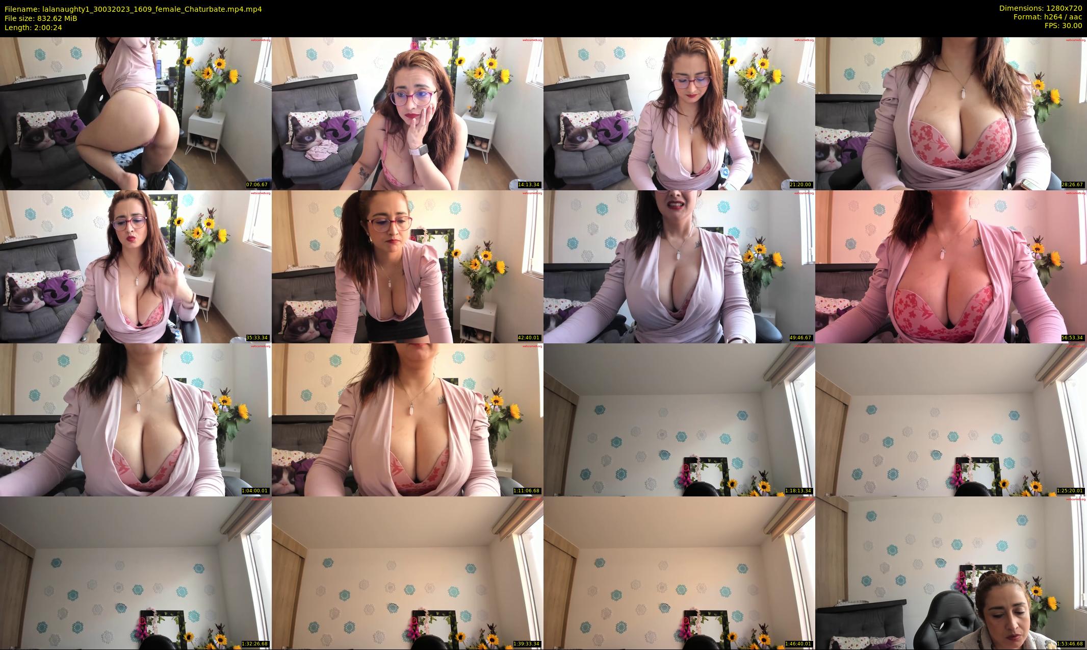 lalanaughty1 — 121 minute Chaturbate female cam show recording, 720p, Mar 30, 2023