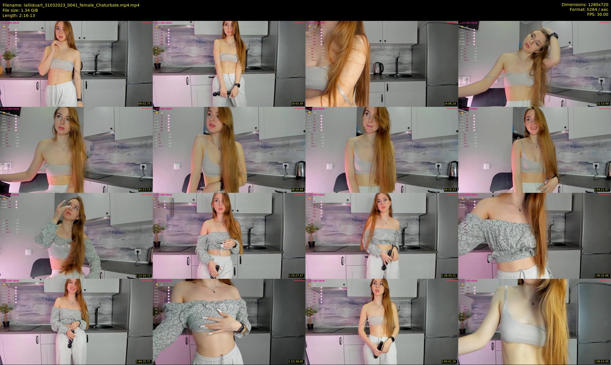 lallistuart — 137 minute Chaturbate female cam show recording, 720p, Mar 31, 2023