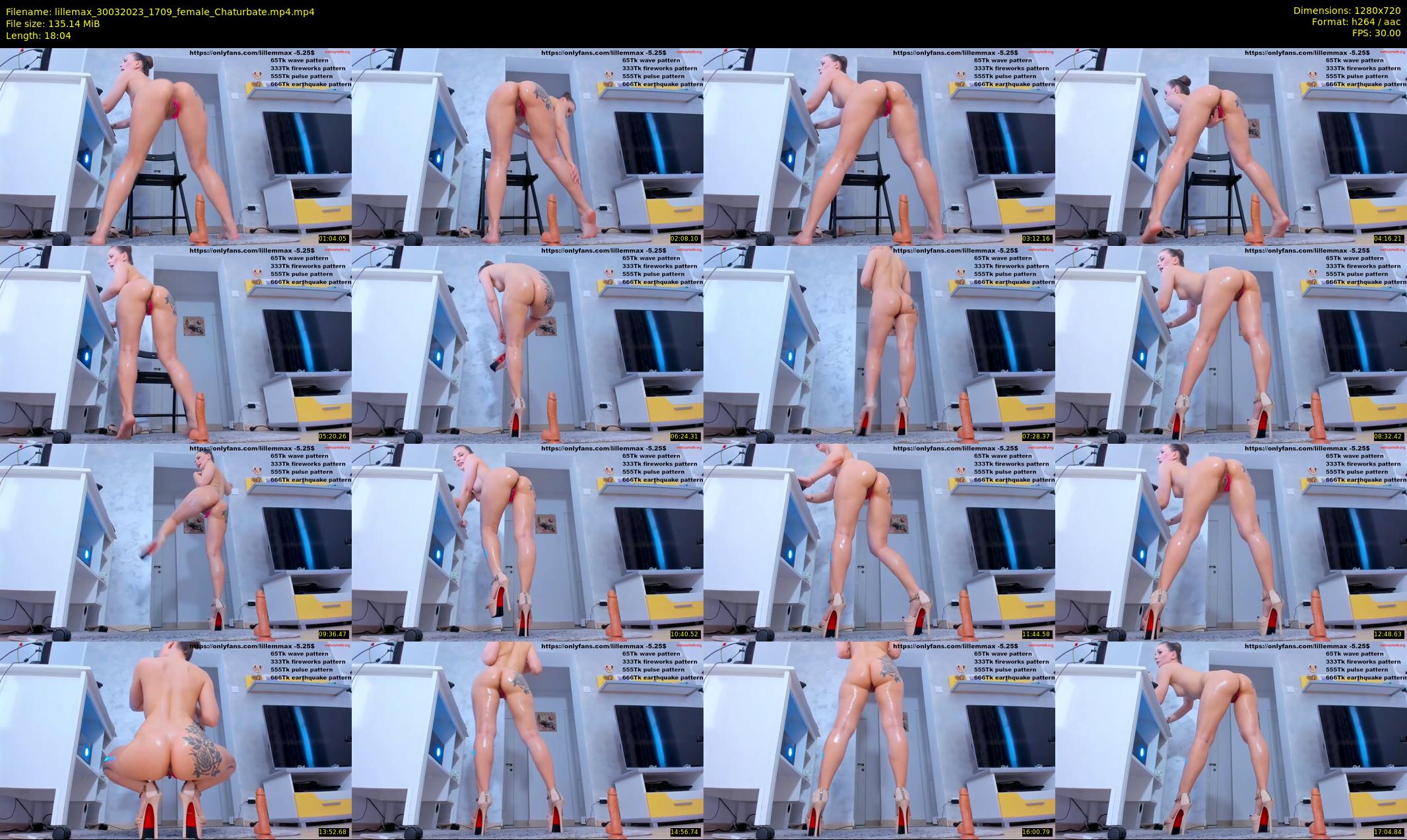 lillemax — 19 minute Chaturbate female cam show recording, 720p, Mar 30, 2023