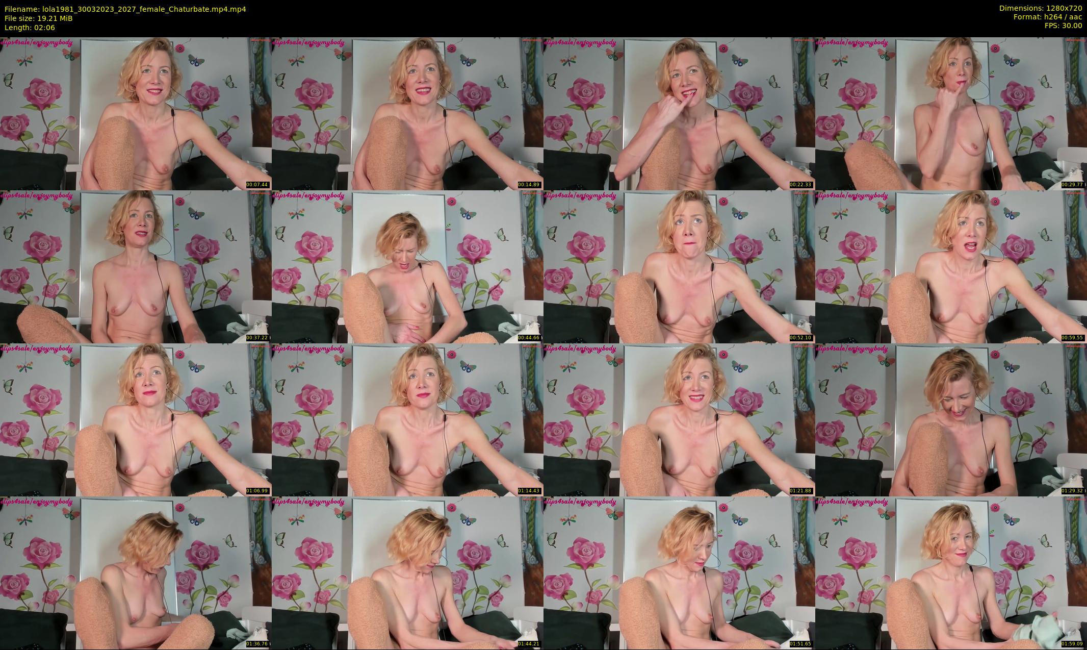 lola1981 — 3 minute Chaturbate female cam show recording, 720p, Mar 30, 2023