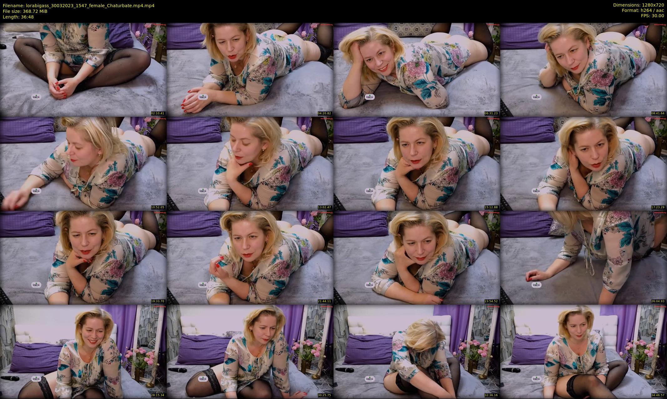 lorabigass — 37 minute Chaturbate female cam show recording, 720p, Mar 30, 2023