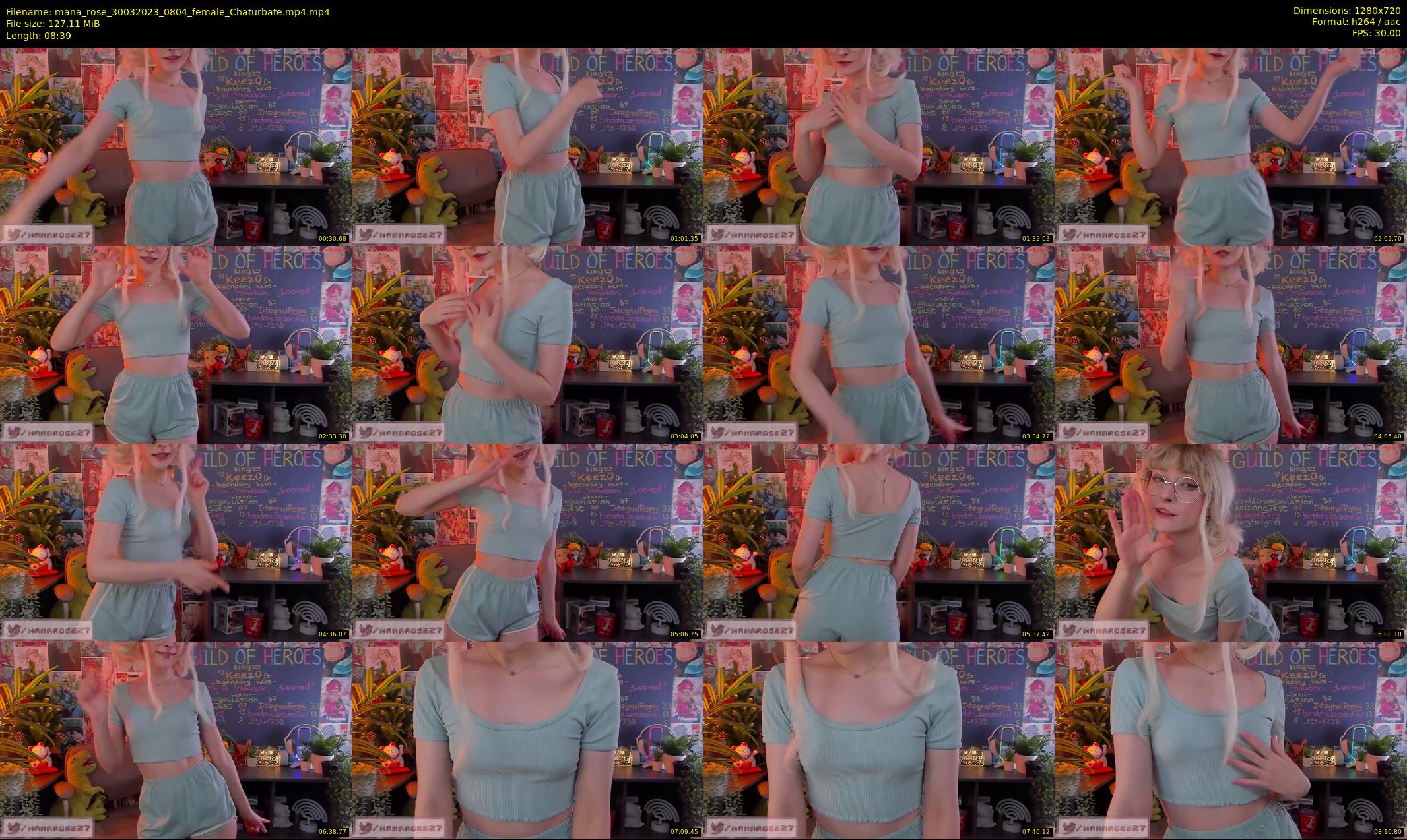 mana_rose — 9 minute Chaturbate female cam show recording, 720p, Mar 30, 2023