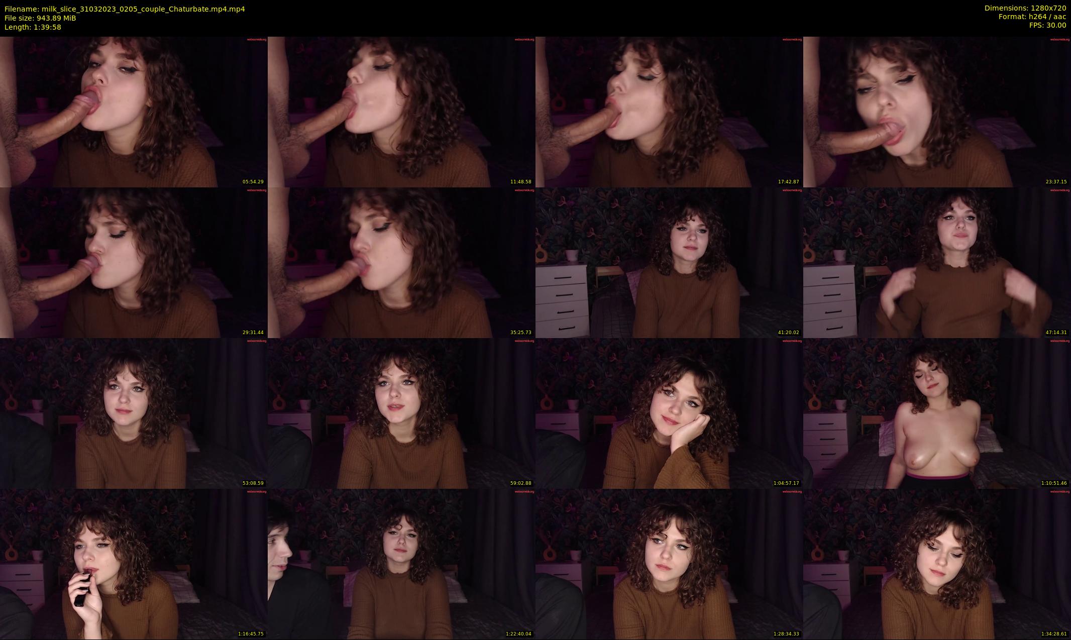 milk_slice — 100 minute Chaturbate couple cam show recording, 720p, Mar 31, 2023