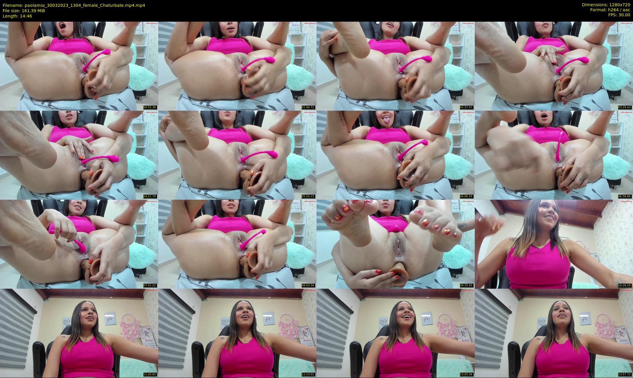 paolamss — 15 minute Chaturbate female cam show recording, 720p, Mar 30, 2023