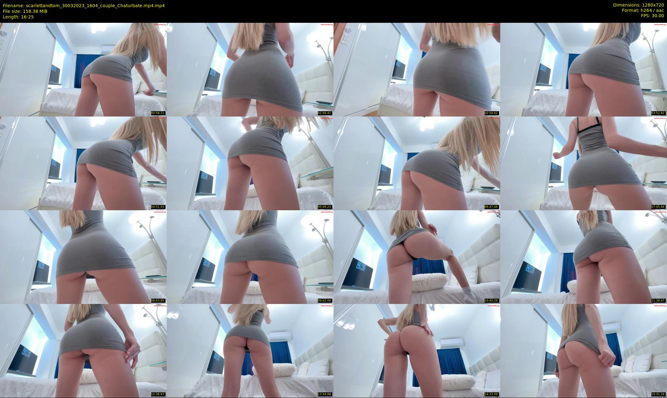 scarlettandtom — 17 minute Chaturbate couple cam show recording, 720p, Mar 30, 2023