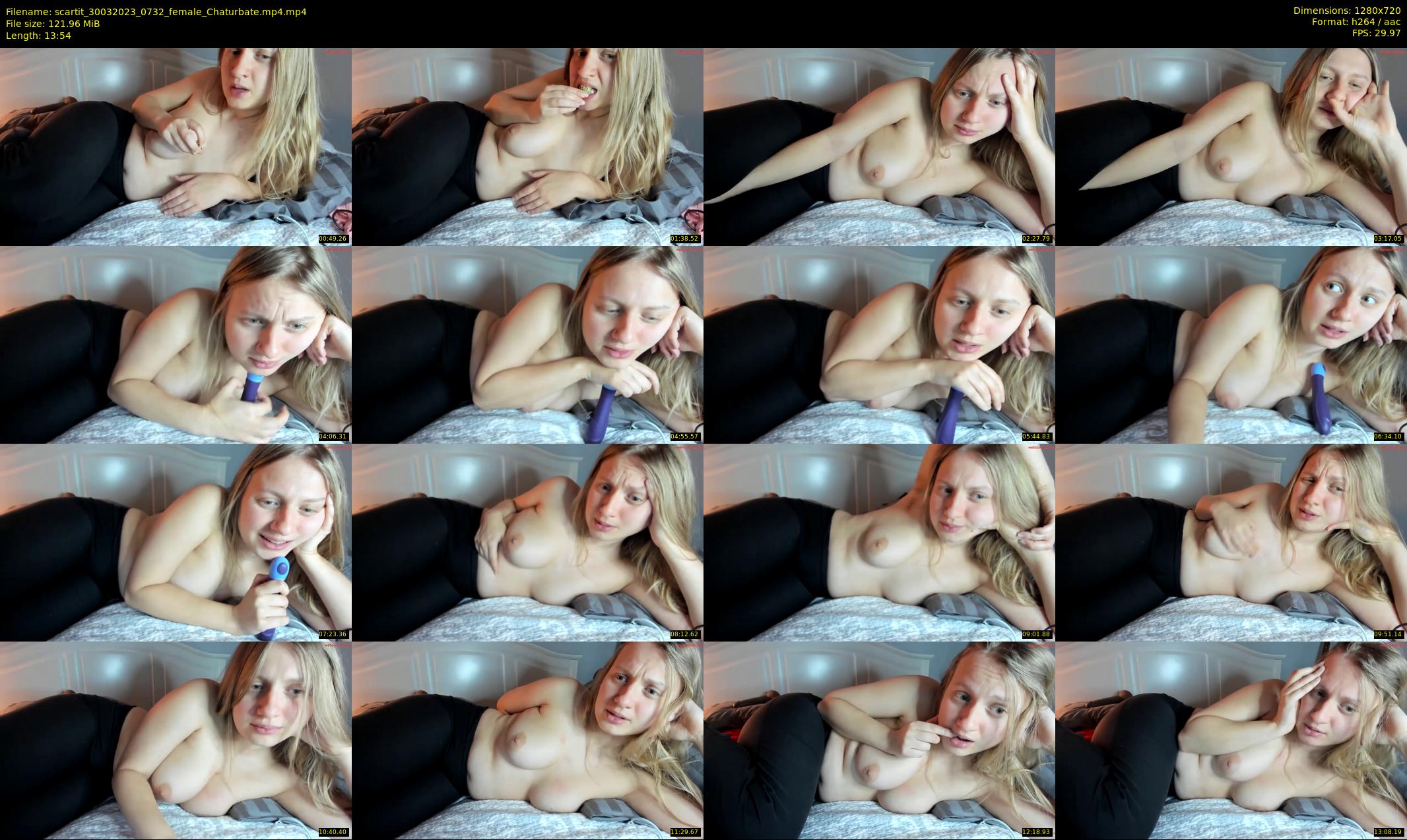 scartit — 14 minute Chaturbate female cam show recording, 720p, Mar 30, 2023