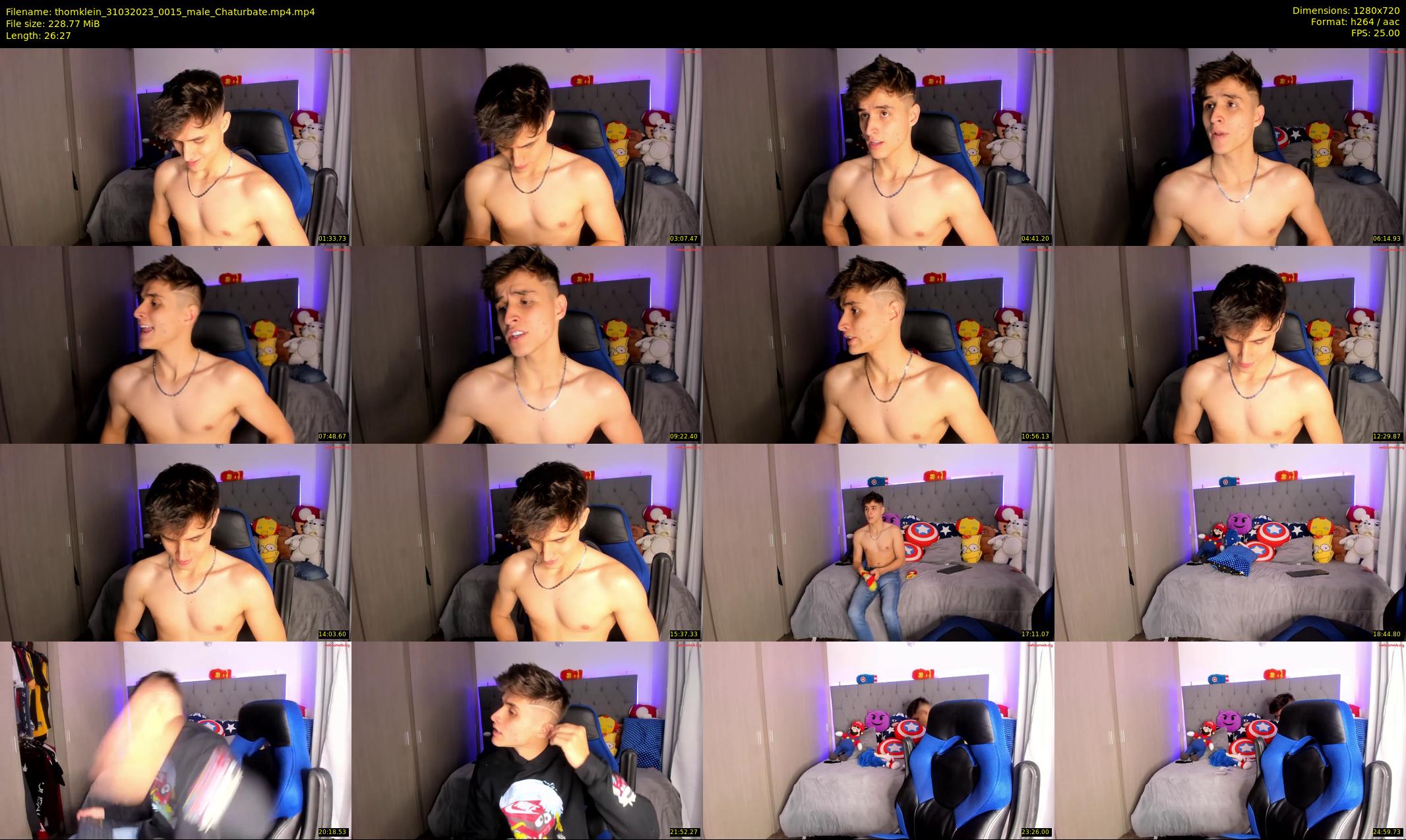 thomklein — 27 minute Chaturbate male cam show recording, 720p, Mar 31, 2023