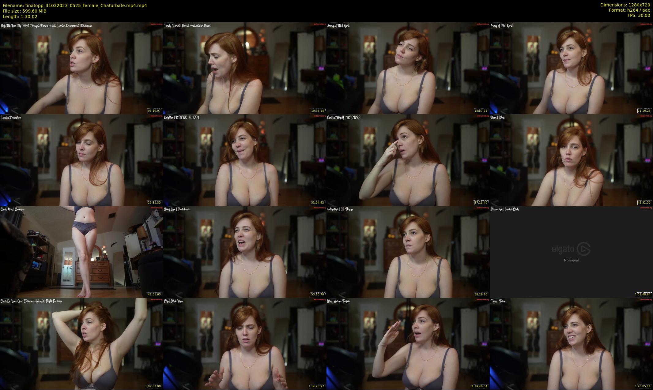 tinatopp — 91 minute Chaturbate female cam show recording, 720p, Mar 31, 2023