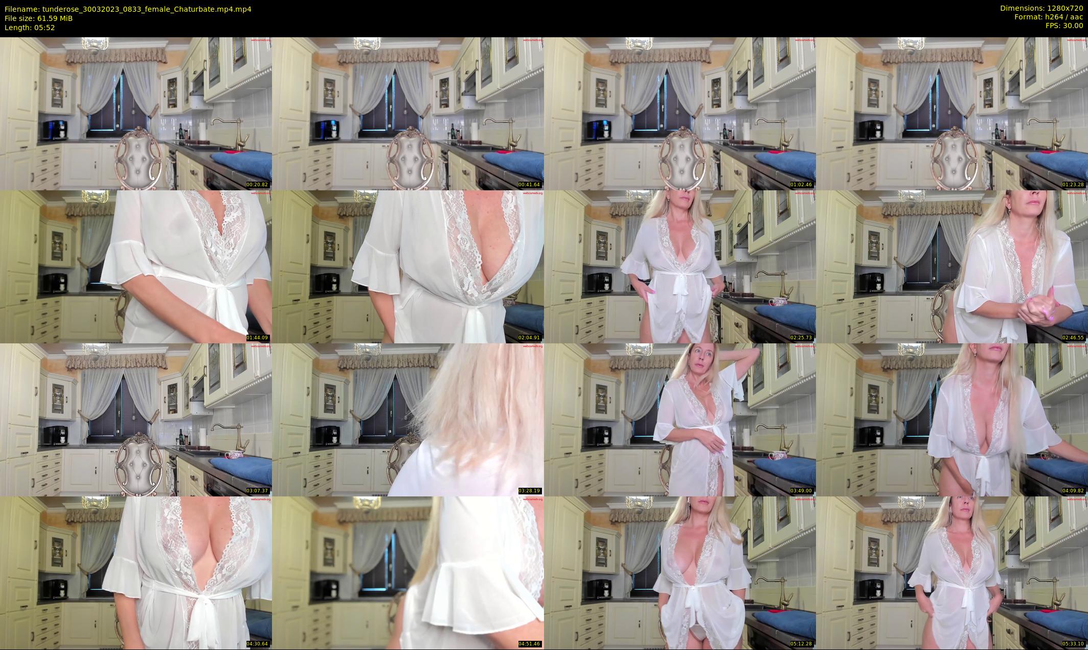 tunderose — 6 minute Chaturbate female cam show recording, 720p, Mar 30, 2023