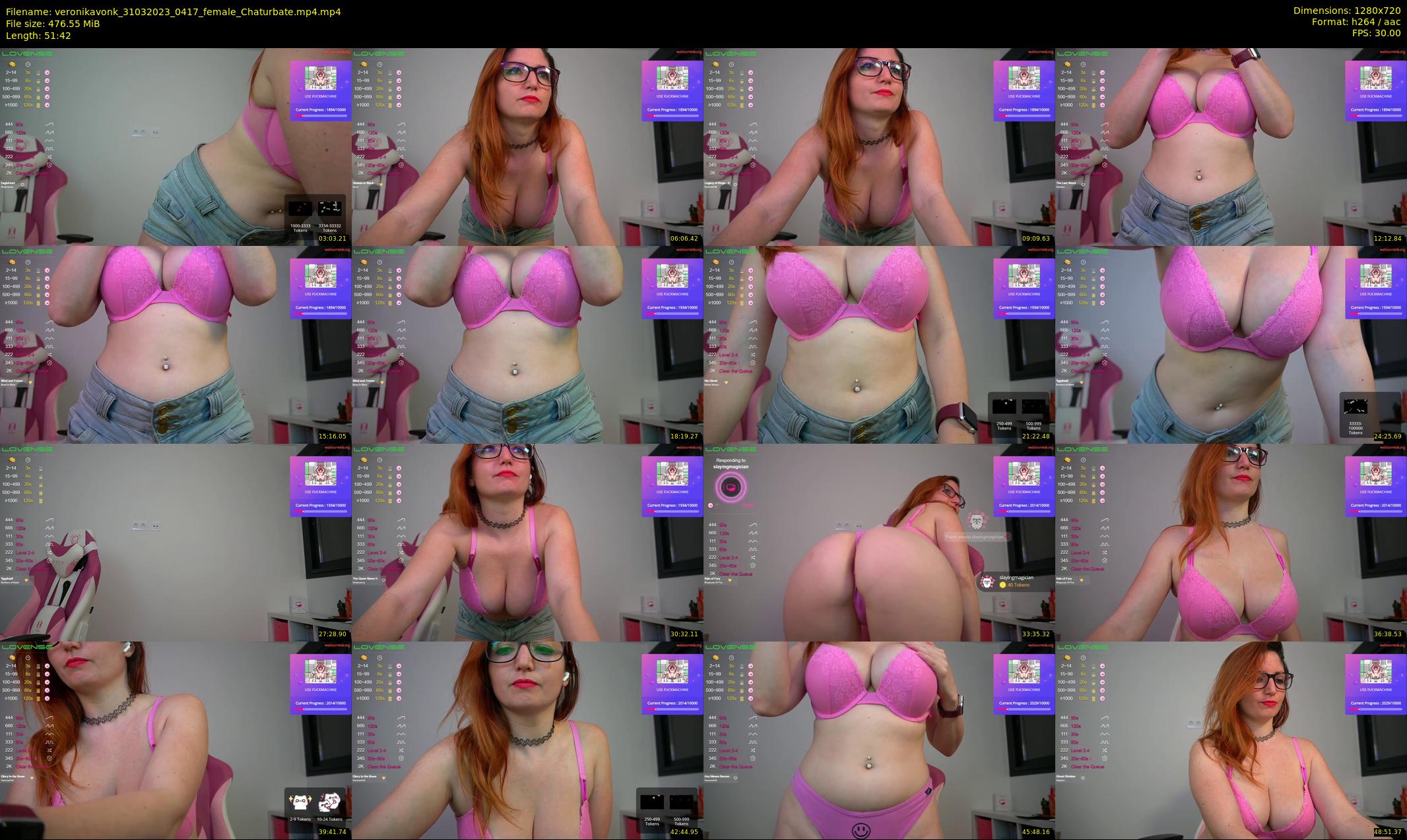 veronikavonk — 52 minute Chaturbate female cam show recording, 720p, Mar 31, 2023