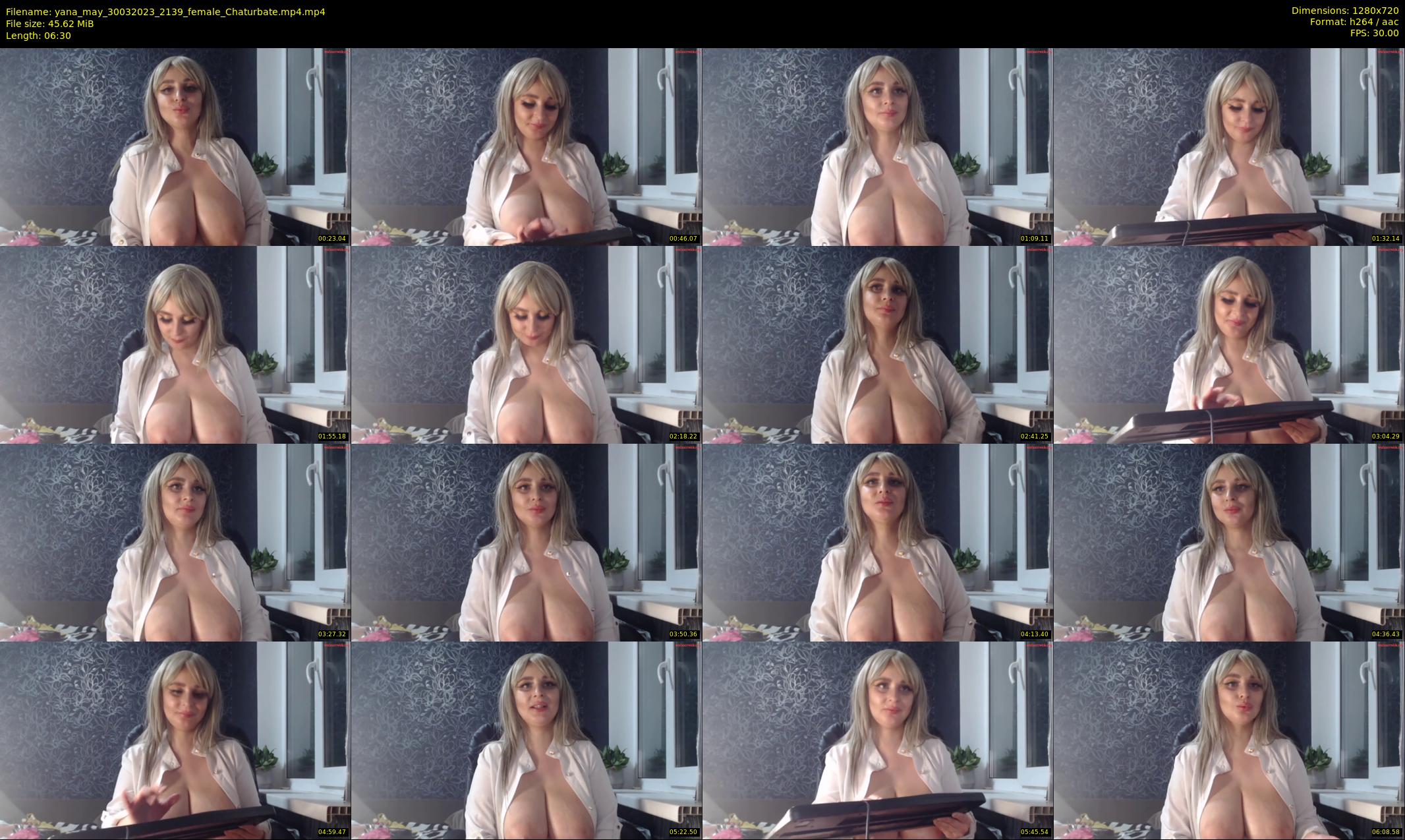 yana_may — 7 minute Chaturbate female cam show recording, 720p, Mar 30, 2023