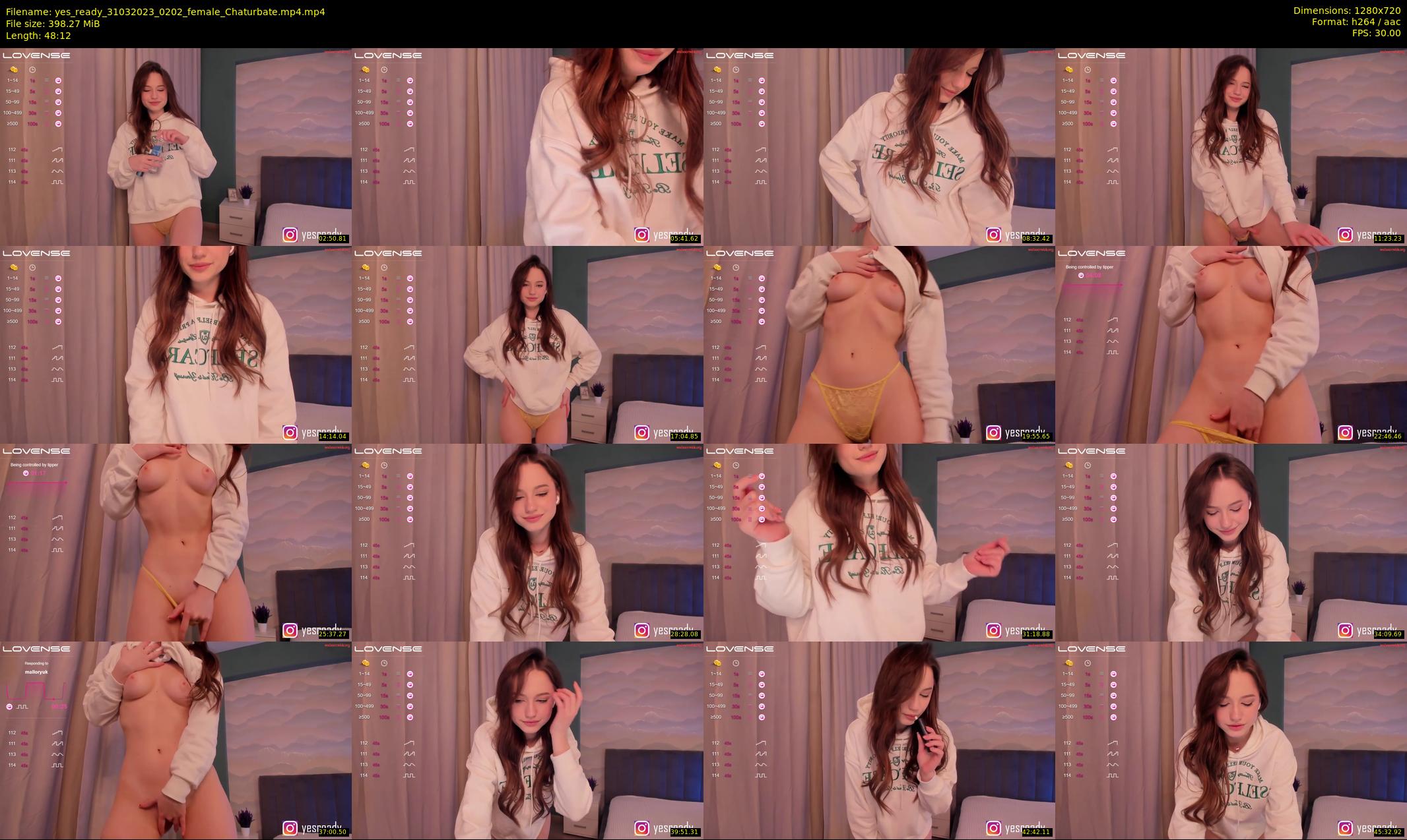 yes_ready — 49 minute Chaturbate female cam show recording, 720p, Mar 31, 2023