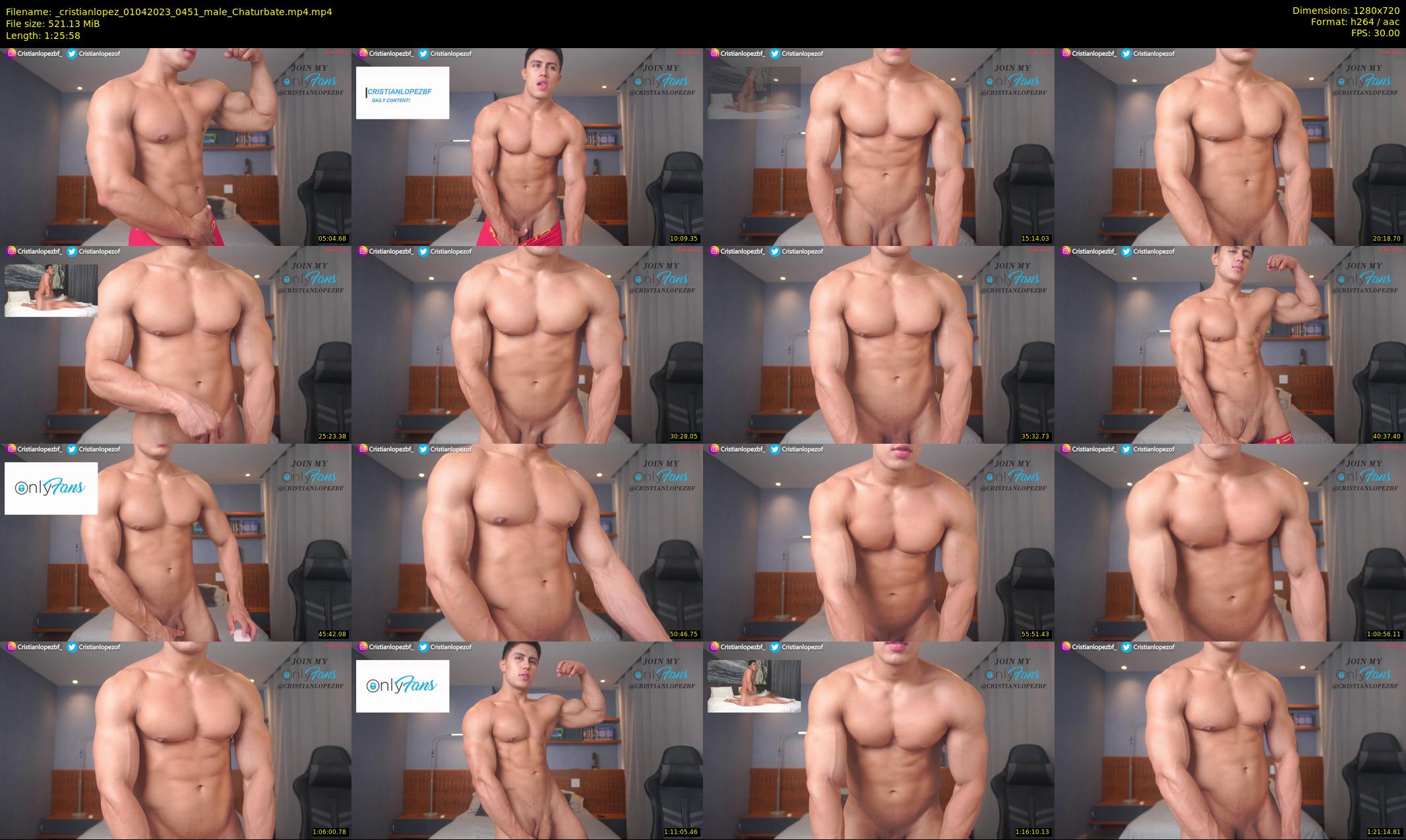 _cristianlopez — 86 minute Chaturbate male cam show recording, 720p, Apr 1, 2023
