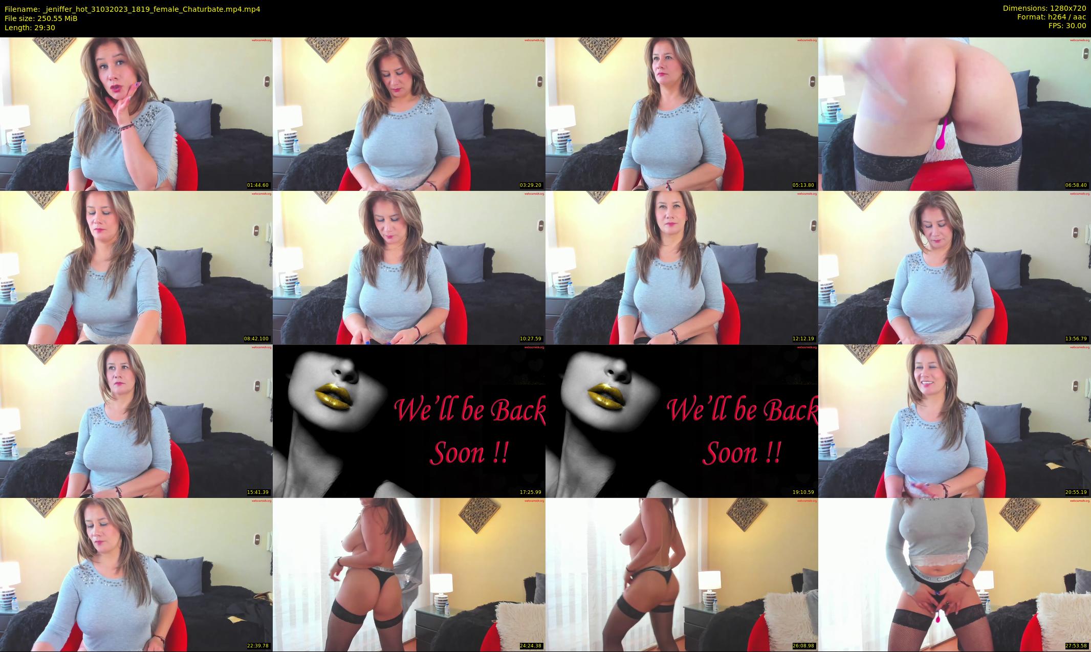_jeniffer_hot — 30 minute Chaturbate female cam show recording, 720p, Mar 31, 2023
