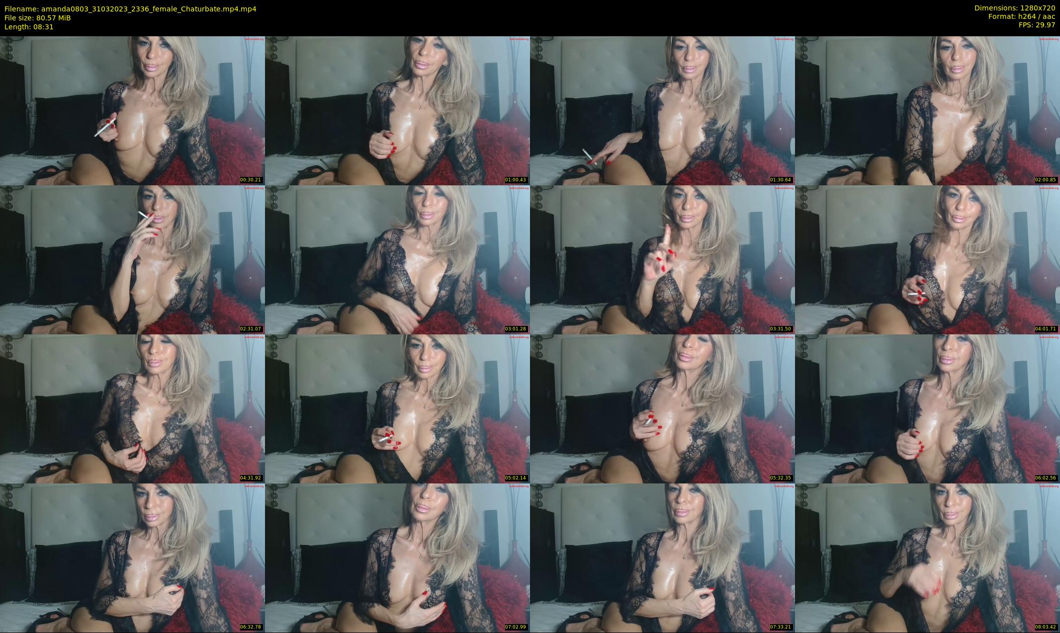 amanda0803 — 9 minute Chaturbate female cam show recording, 720p, Mar 31, 2023