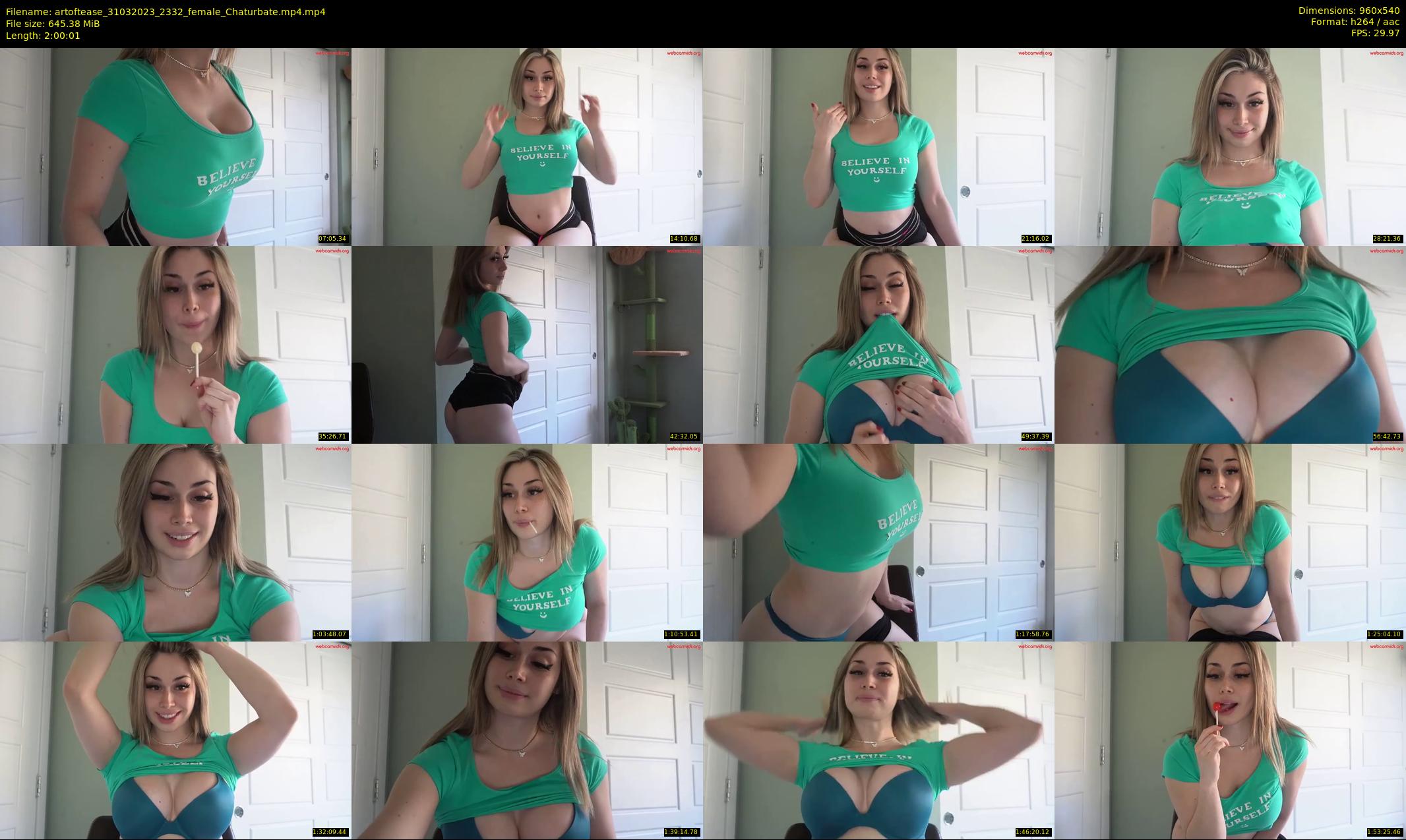 artoftease — 121 minute Chaturbate female cam show recording, 480p, Mar 31, 2023