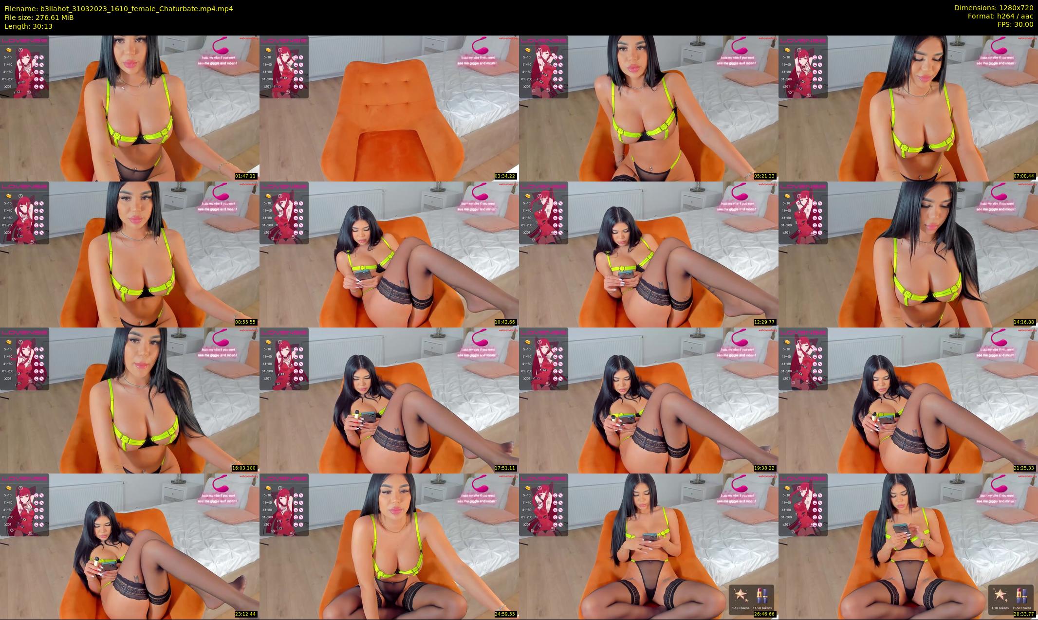 b3llahot — 31 minute Chaturbate female cam show recording, 720p, Mar 31, 2023