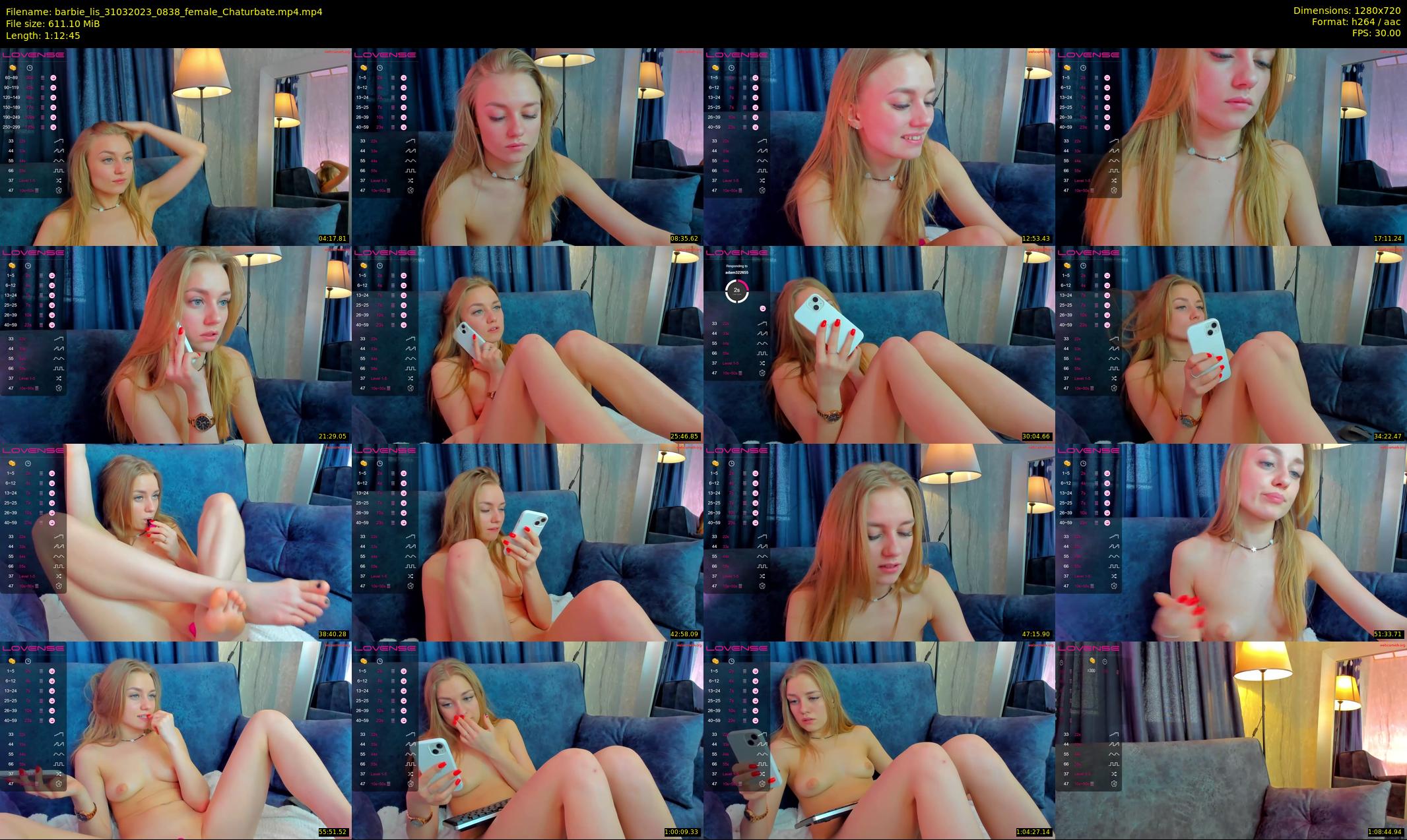 barbie_lis — 73 minute Chaturbate female cam show recording, 720p, Mar 31, 2023
