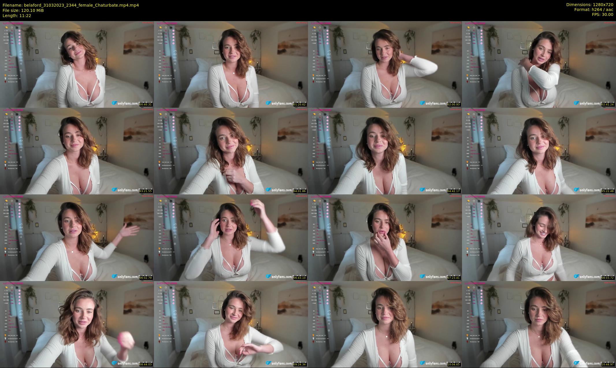 belaford — 12 minute Chaturbate female cam show recording, 720p, Mar 31, 2023
