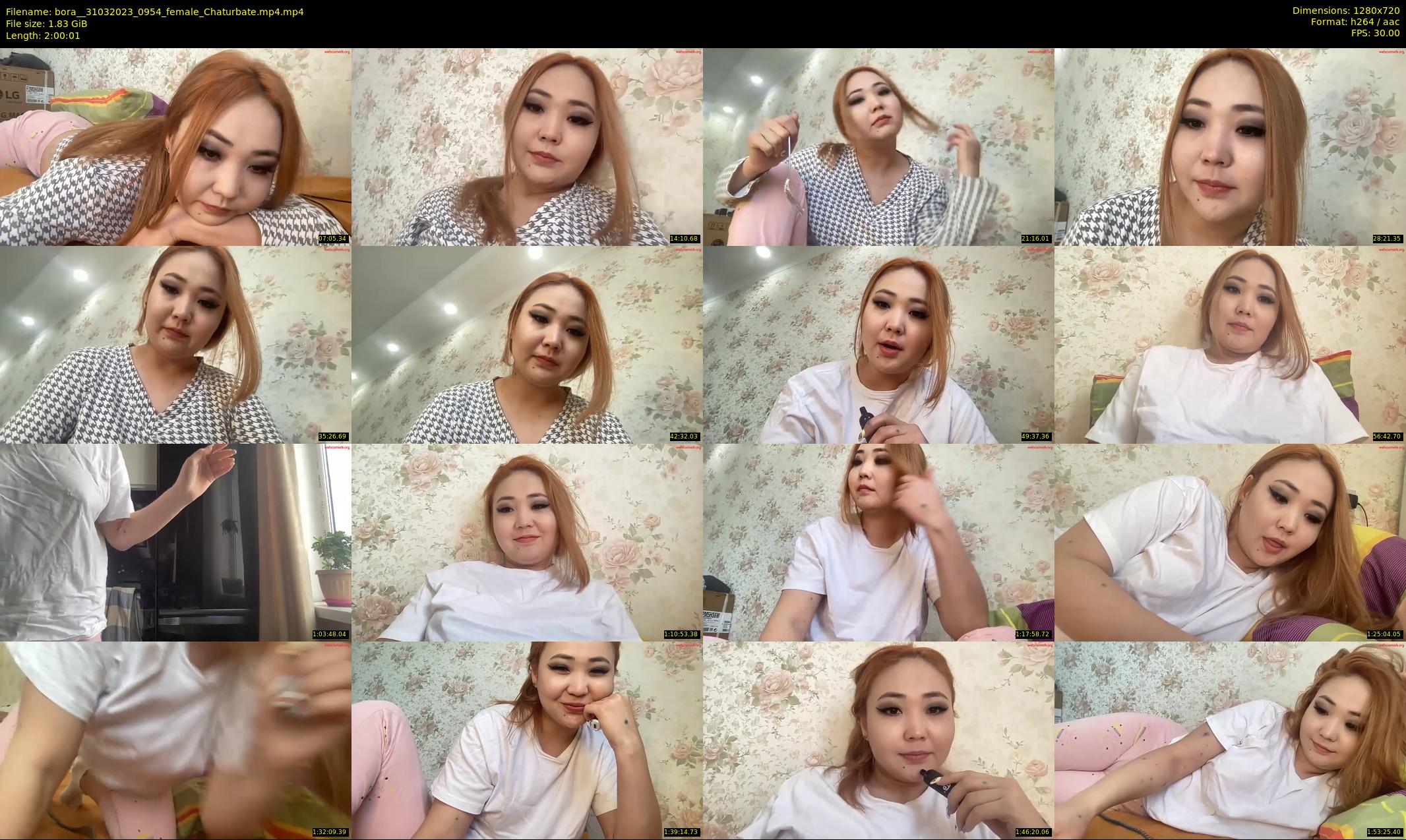 bora_ — 121 minute Chaturbate female cam show recording, 720p, Mar 31, 2023