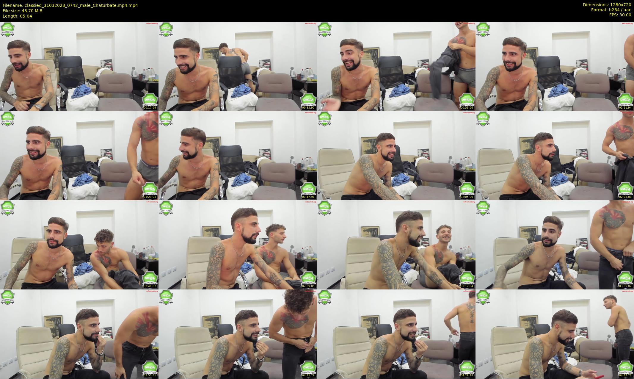 classied — 6 minute Chaturbate male cam show recording, 720p, Mar 31, 2023