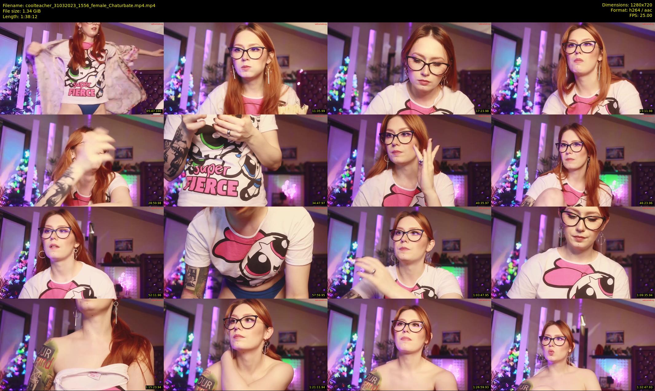 coolteacher — 99 minute Chaturbate female cam show recording, 720p, Mar 31, 2023