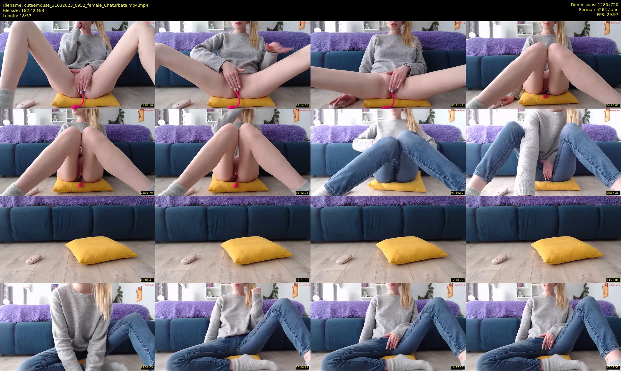 cuteemouse — 19 minute Chaturbate female cam show recording, 720p, Mar 31, 2023