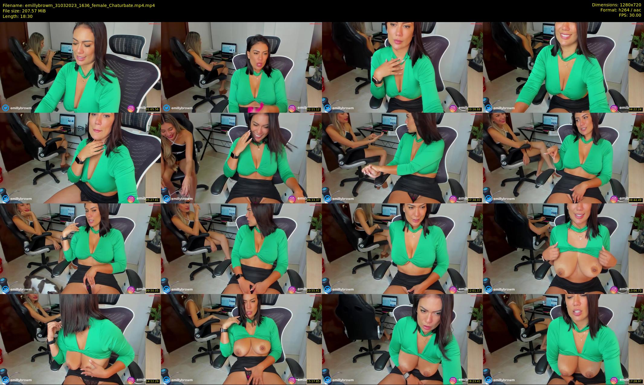 emillybrowm — 19 minute Chaturbate couple cam show recording, 720p, Mar 31, 2023