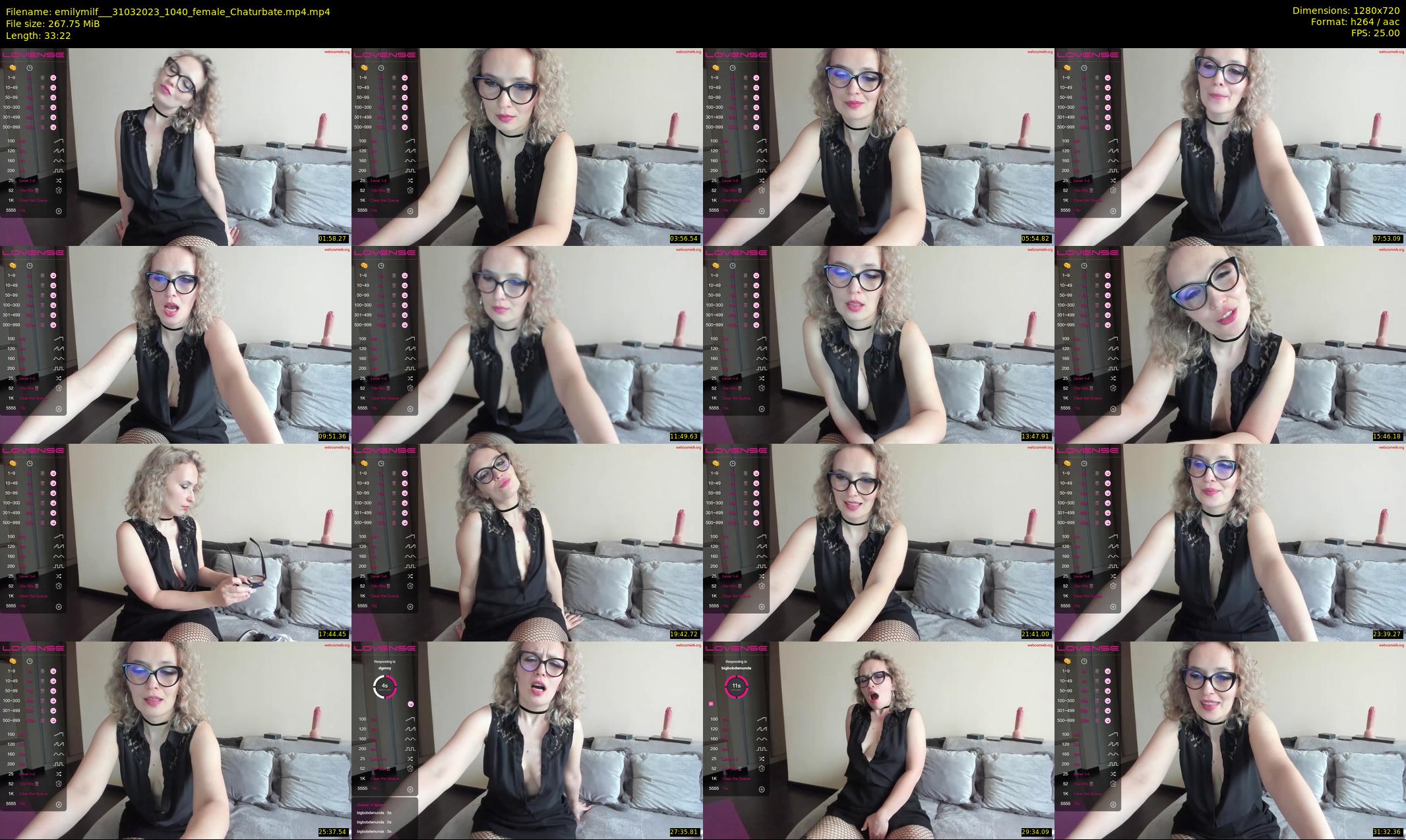emilymilf__ — 34 minute Chaturbate female cam show recording, 720p, Mar 31, 2023