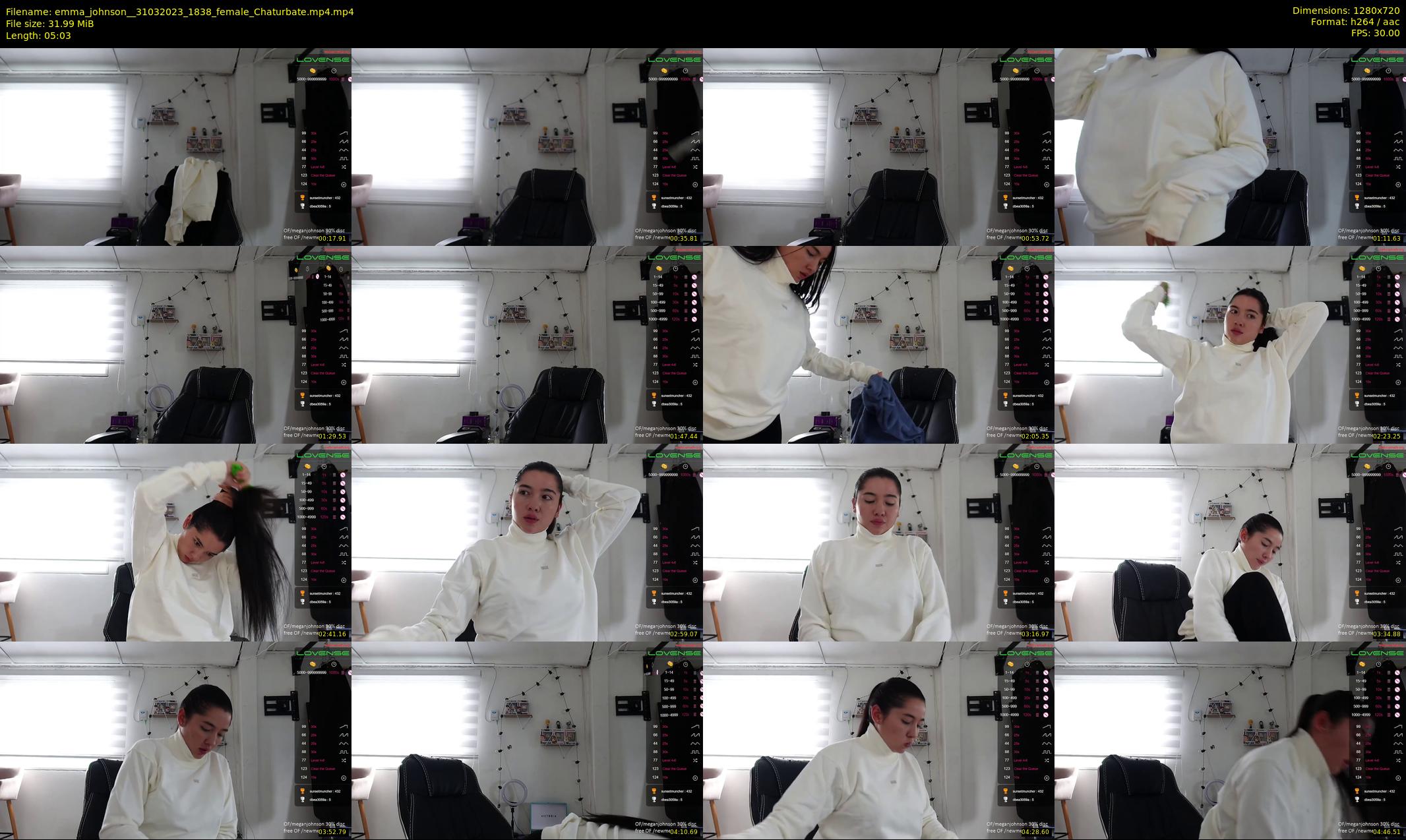 emma_johnson_ — 6 minute Chaturbate female cam show recording, 720p, Mar 31, 2023